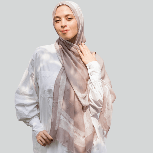 Linen Sajadah Print Scarf