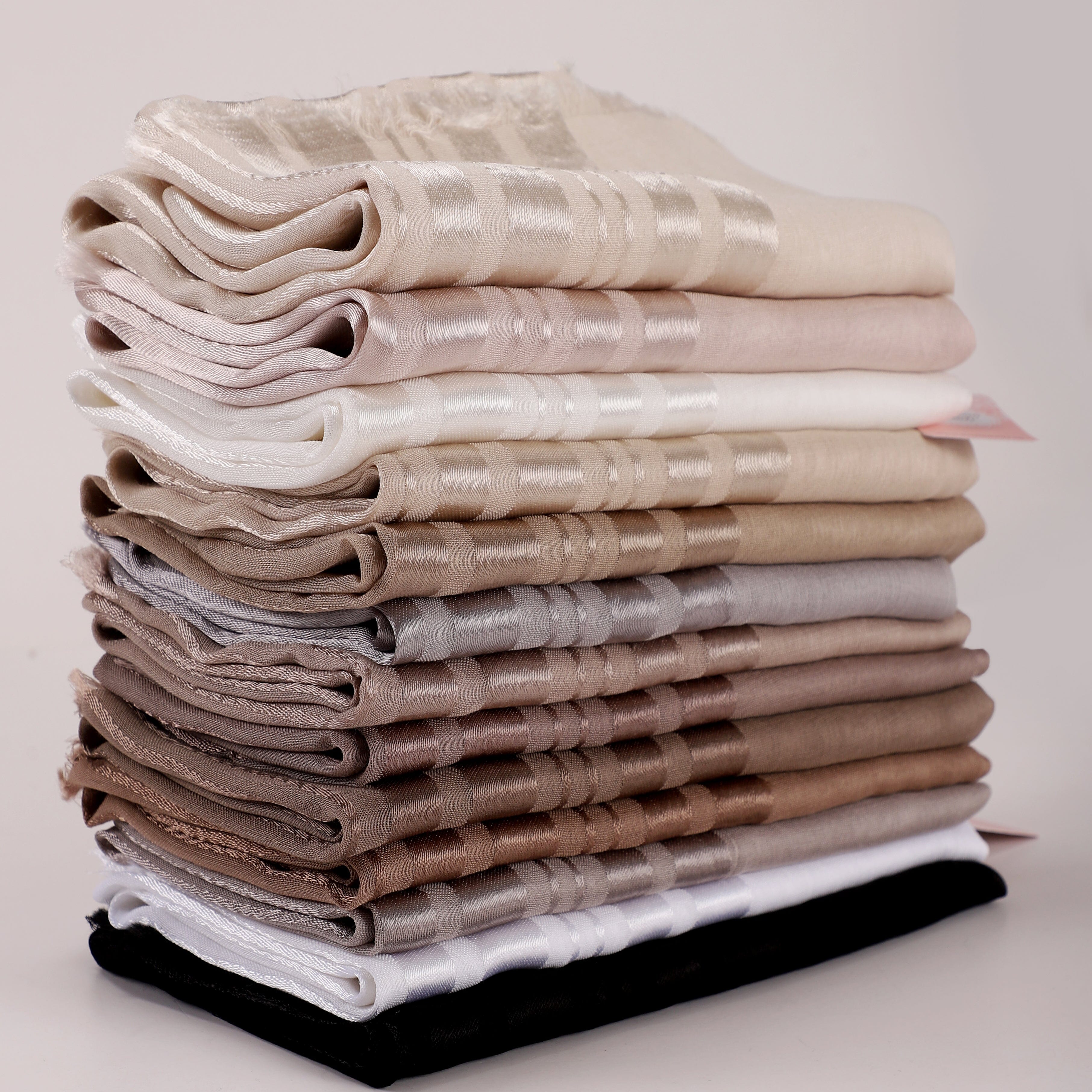 Linen Satin Split Scarf