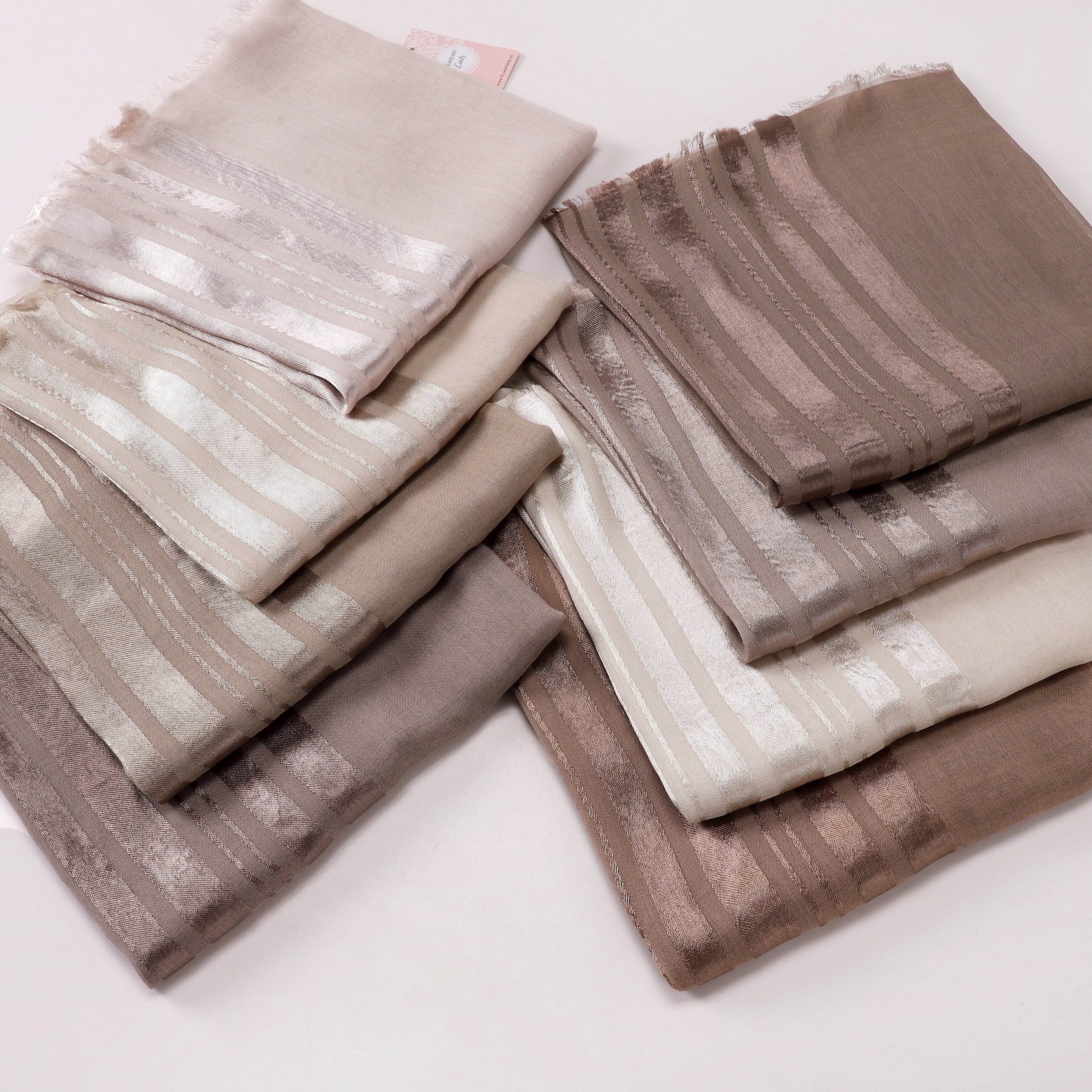 Linen Satin Split Scarf