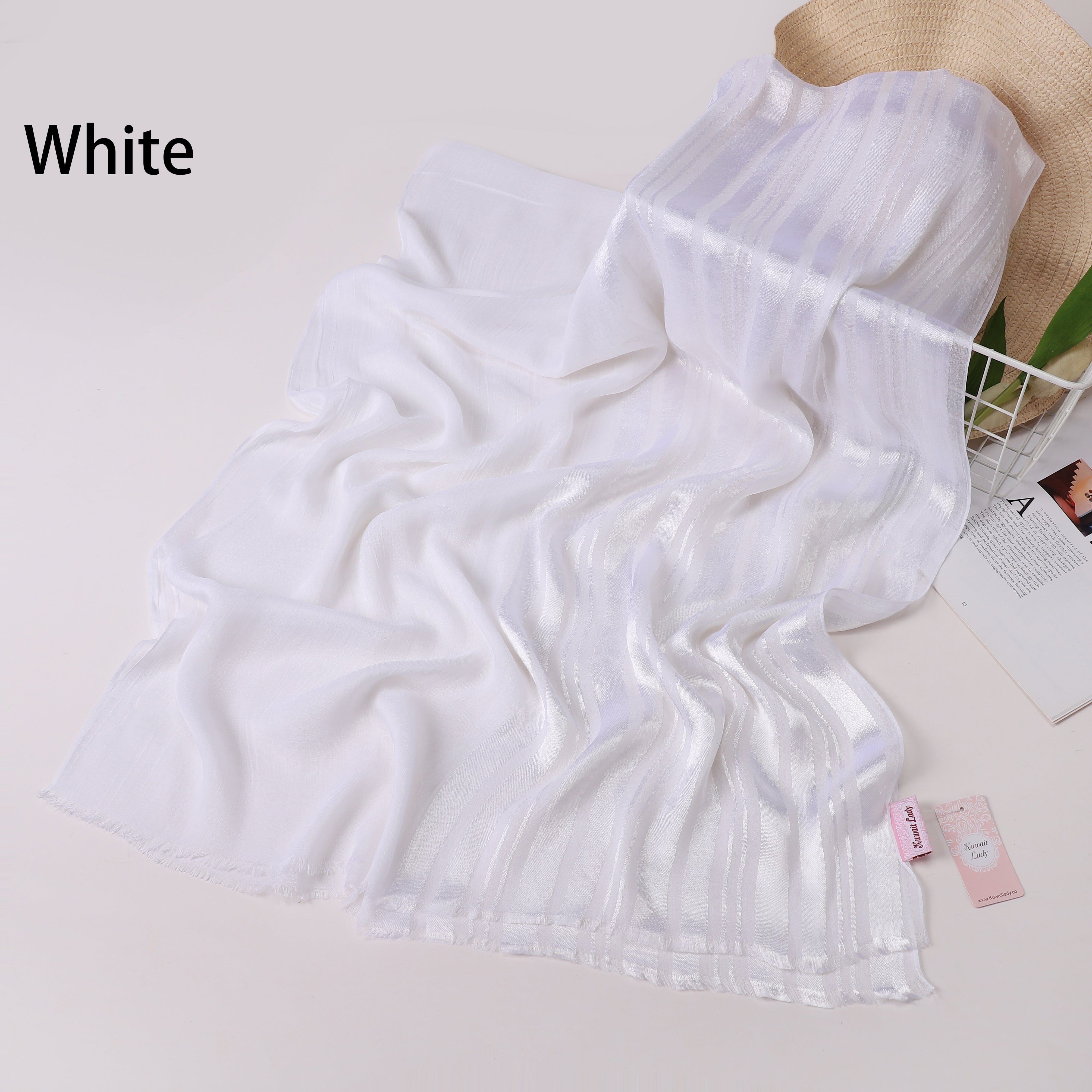 Linen Satin Split Scarf