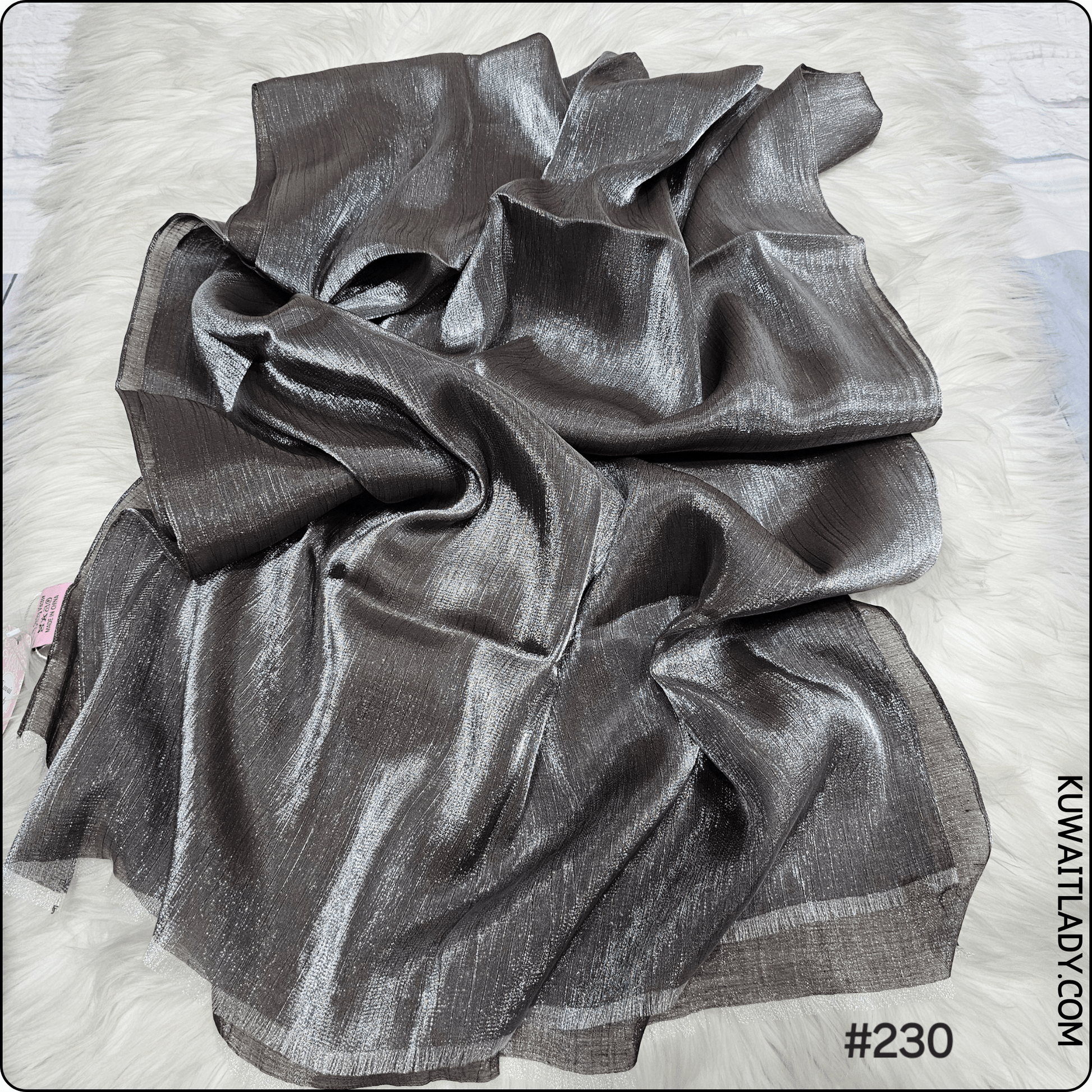 Metallic Linen Scarf