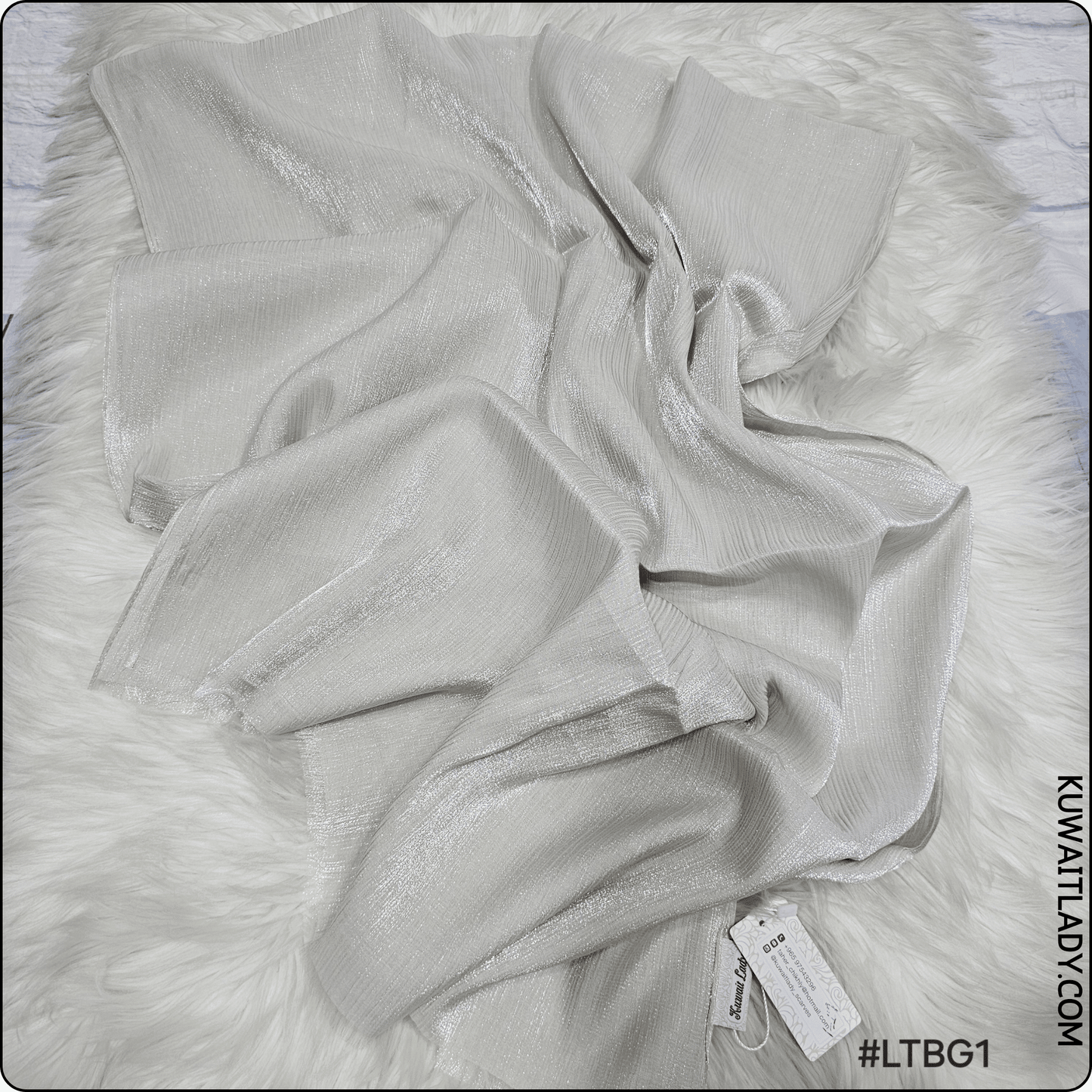 Metallic Linen Scarf