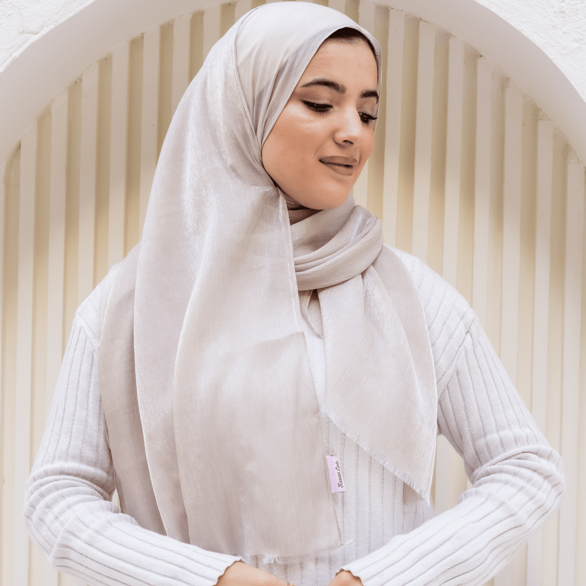 Metallic Linen Scarf