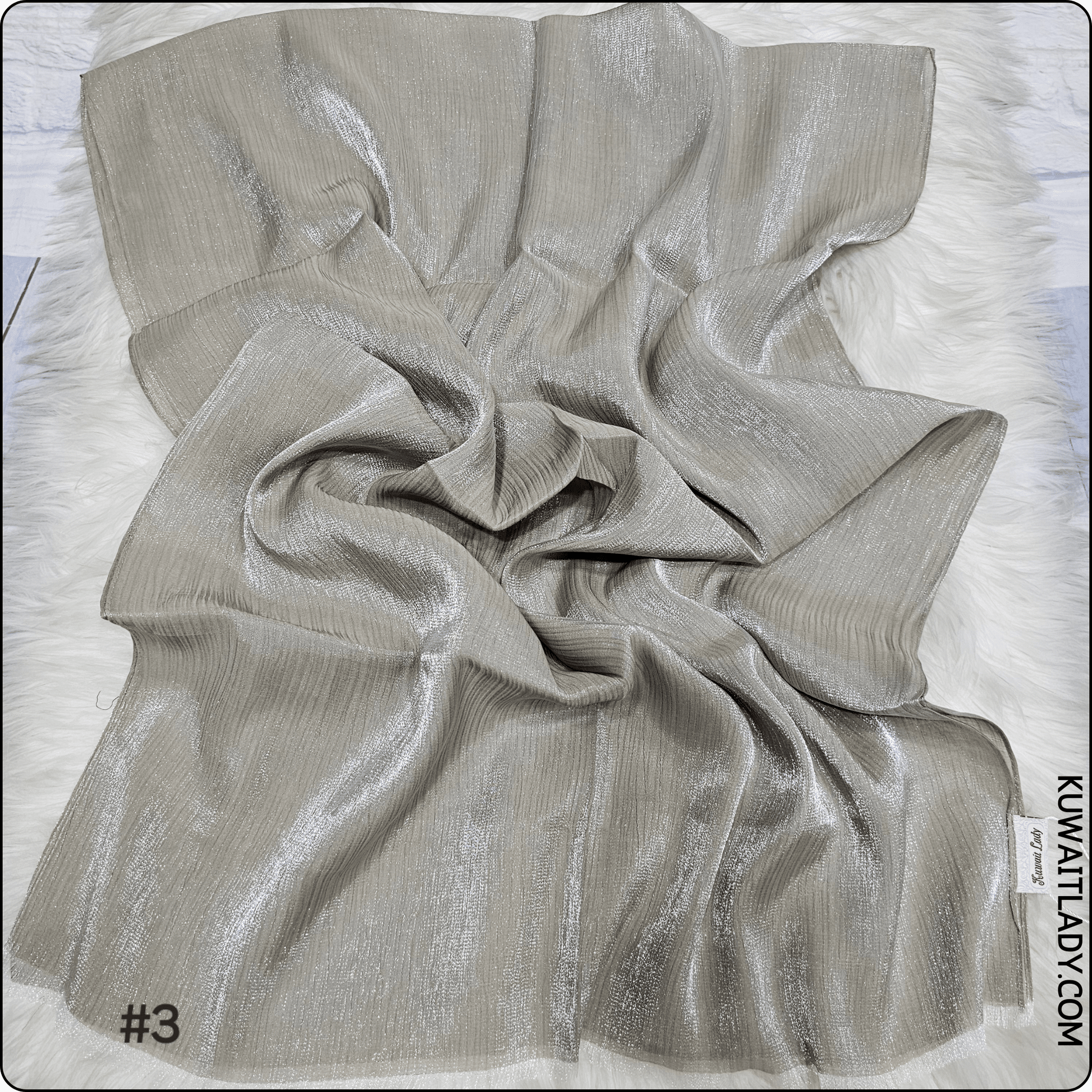 Metallic Linen Scarf