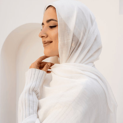 Metallic Linen Scarf