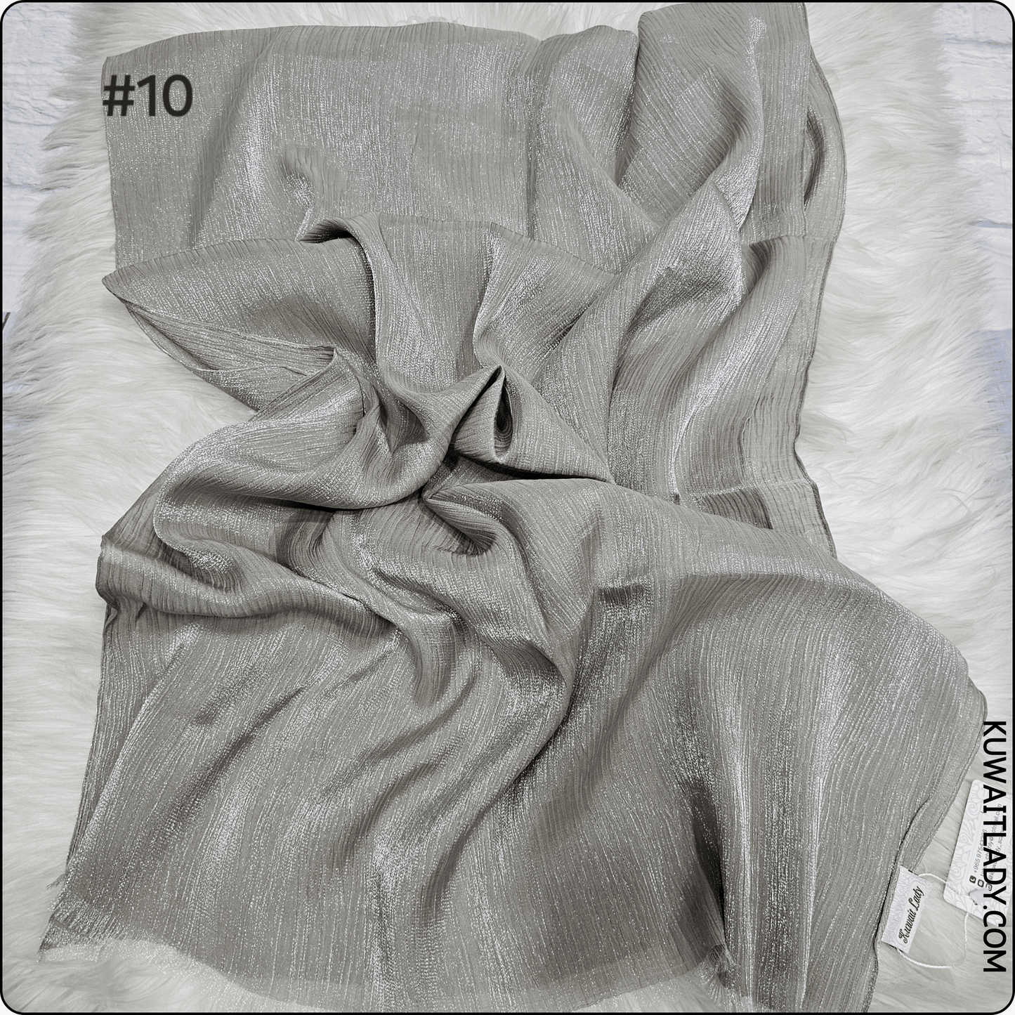 Metallic Linen Scarf