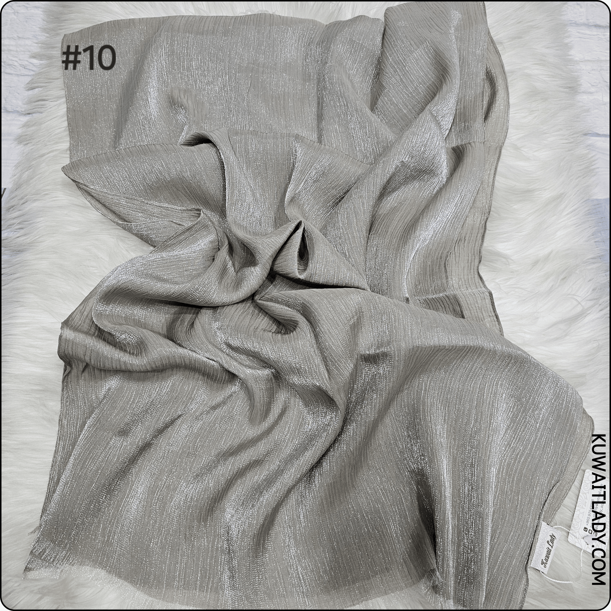 Metallic Linen Scarf