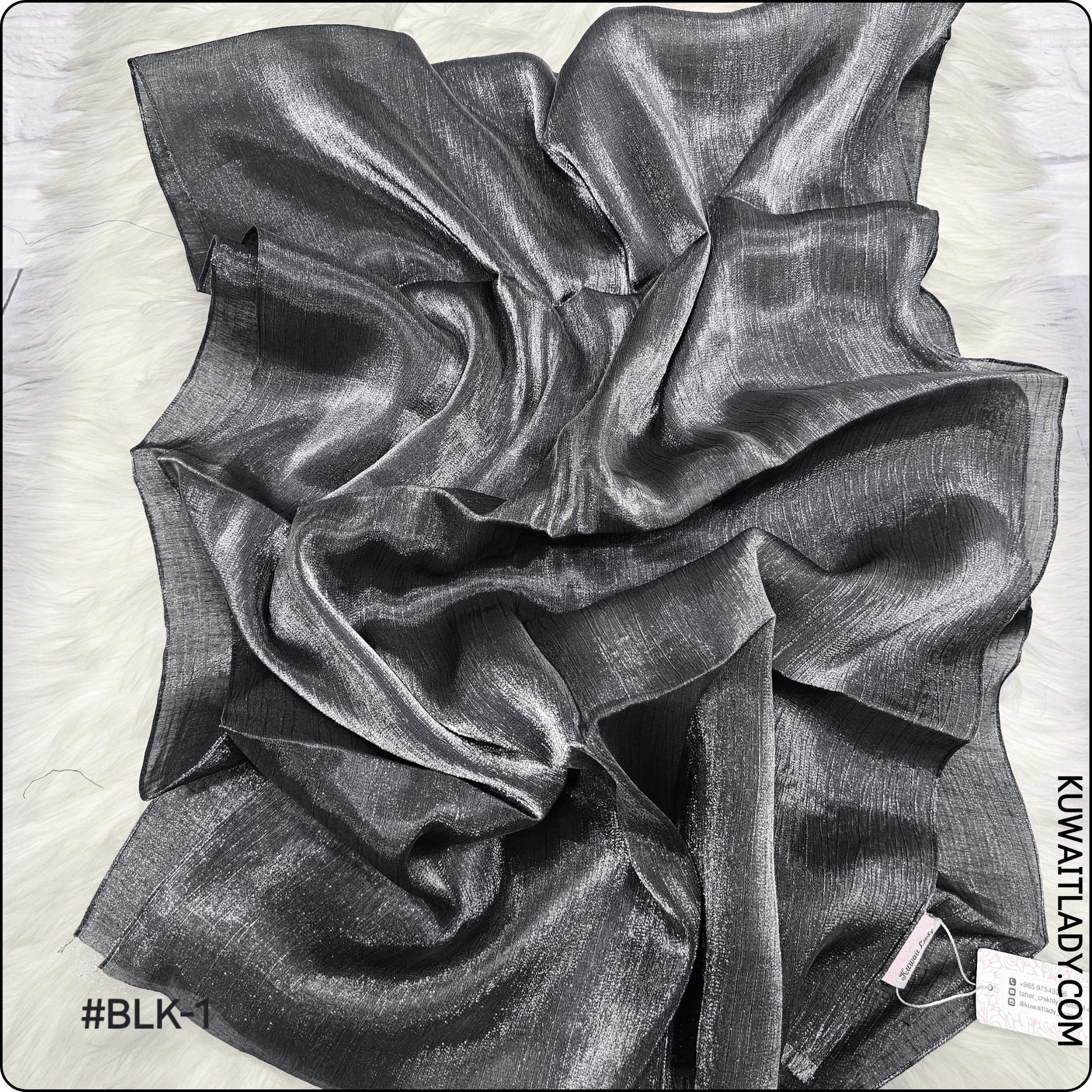 Metallic Linen Scarf