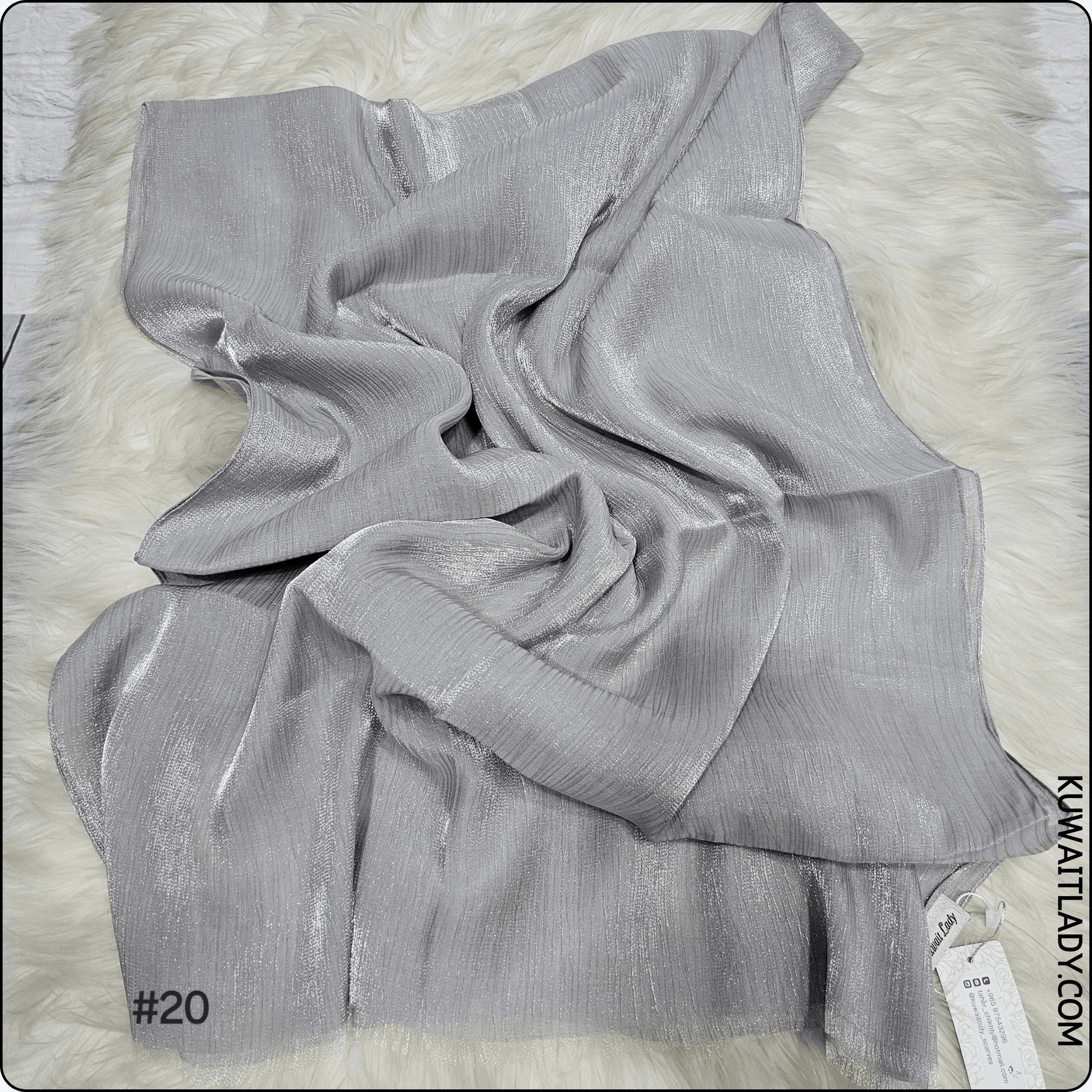 Metallic Linen Scarf