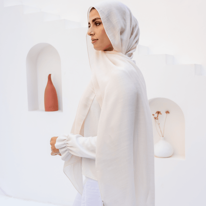 Modern Grid Viscose Scarf