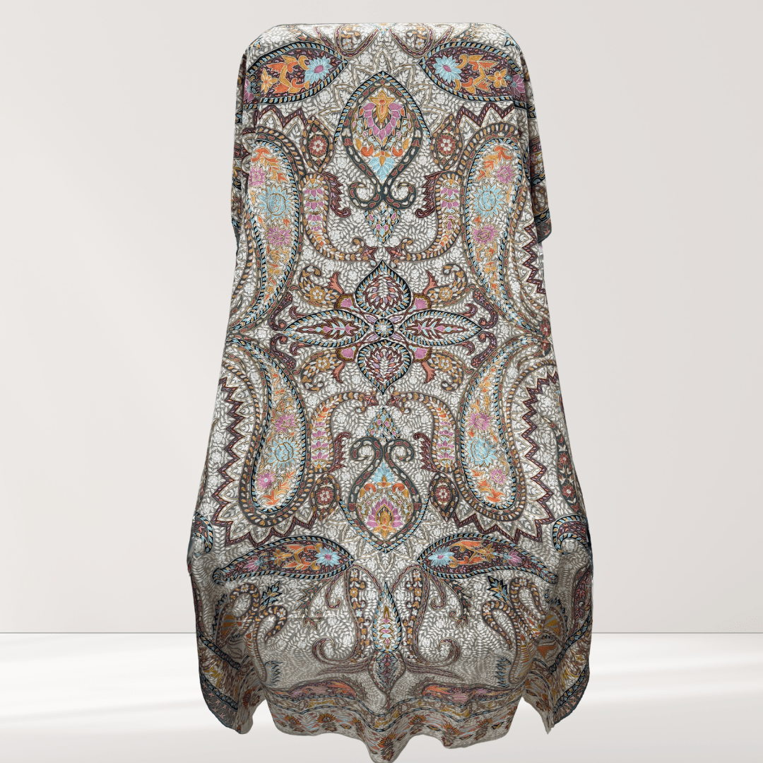Rare Pashmina Full Handcrafted Luxurious Shawl - Only One Piece