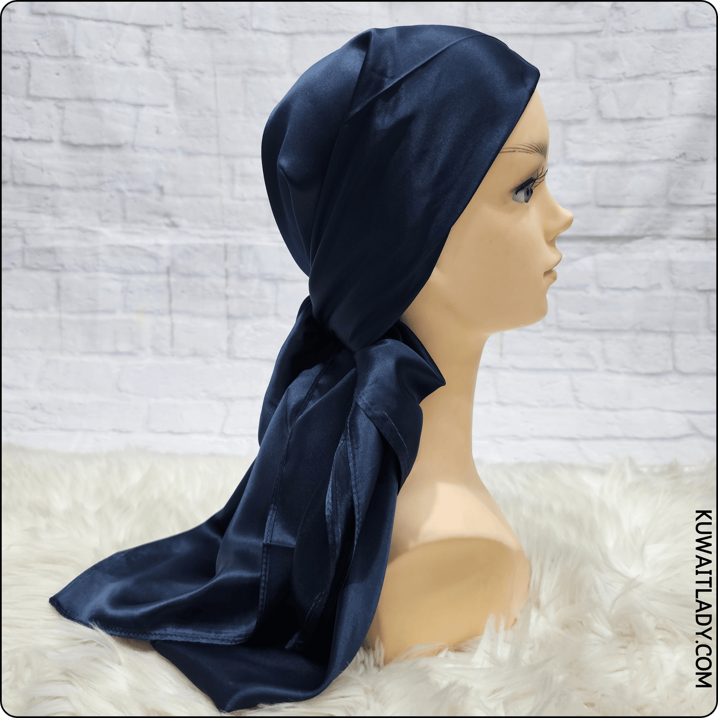 Satin Square Turban Hijab