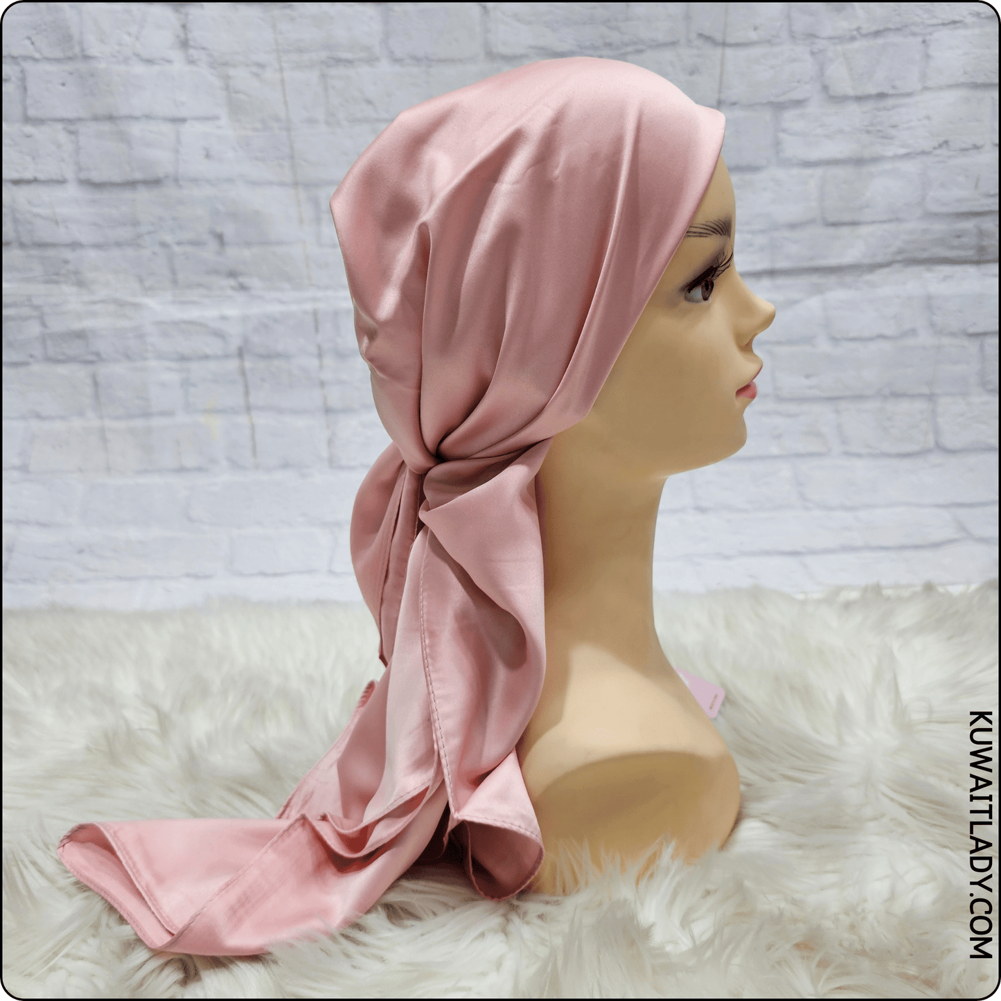 Satin Square Turban Hijab