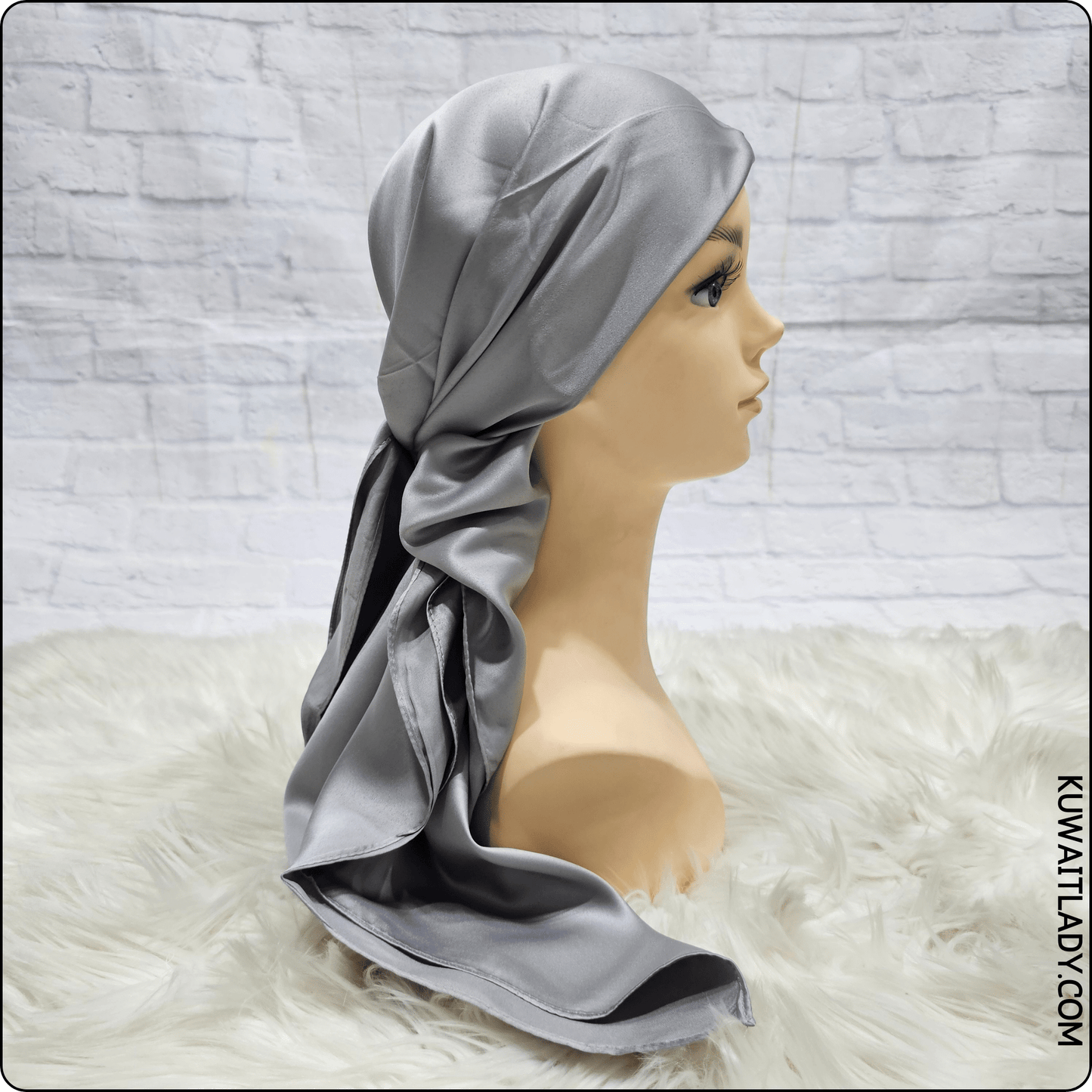 Satin Square Turban Hijab