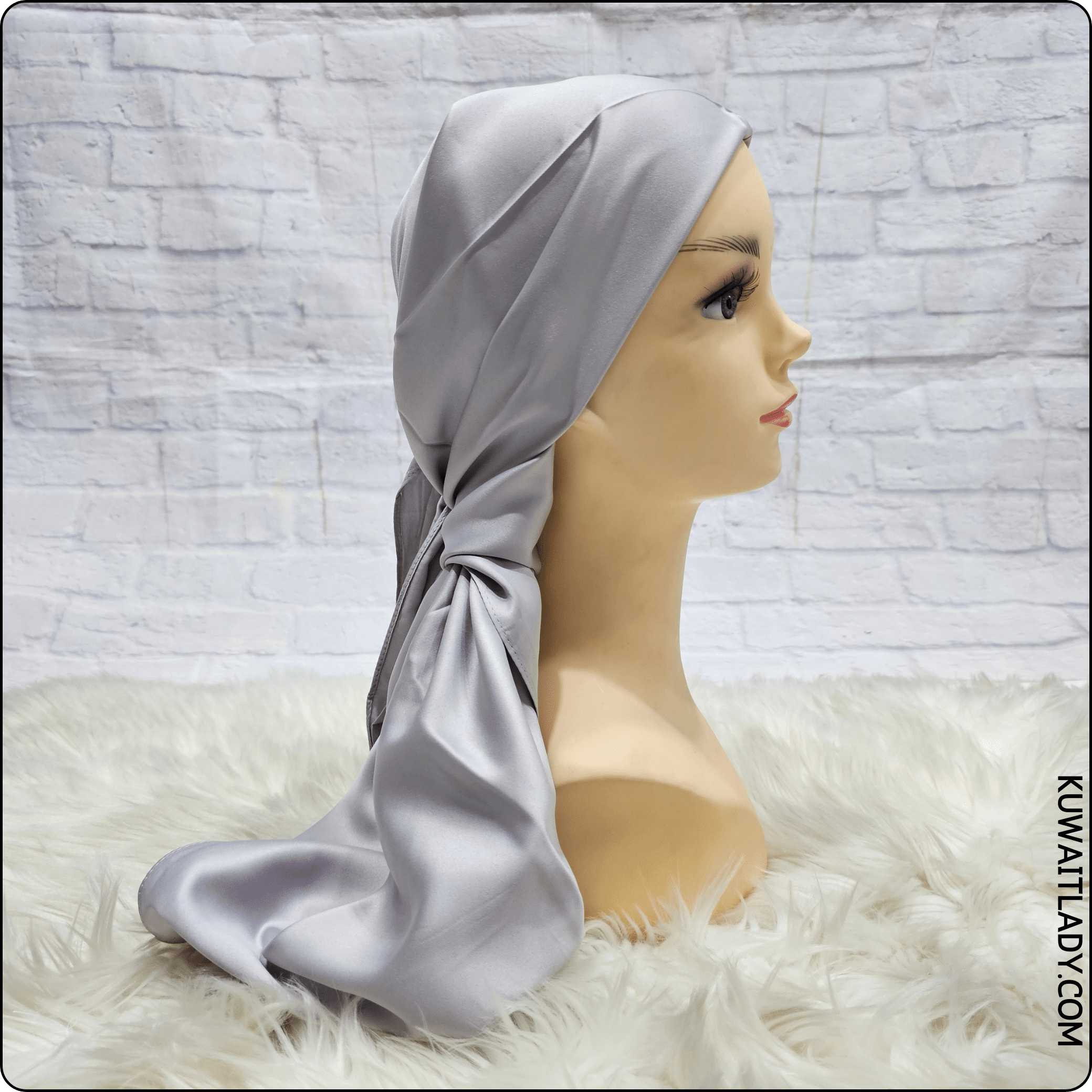 Satin Square Turban Hijab
