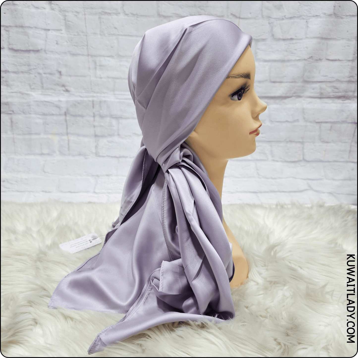 Satin Square Turban Hijab