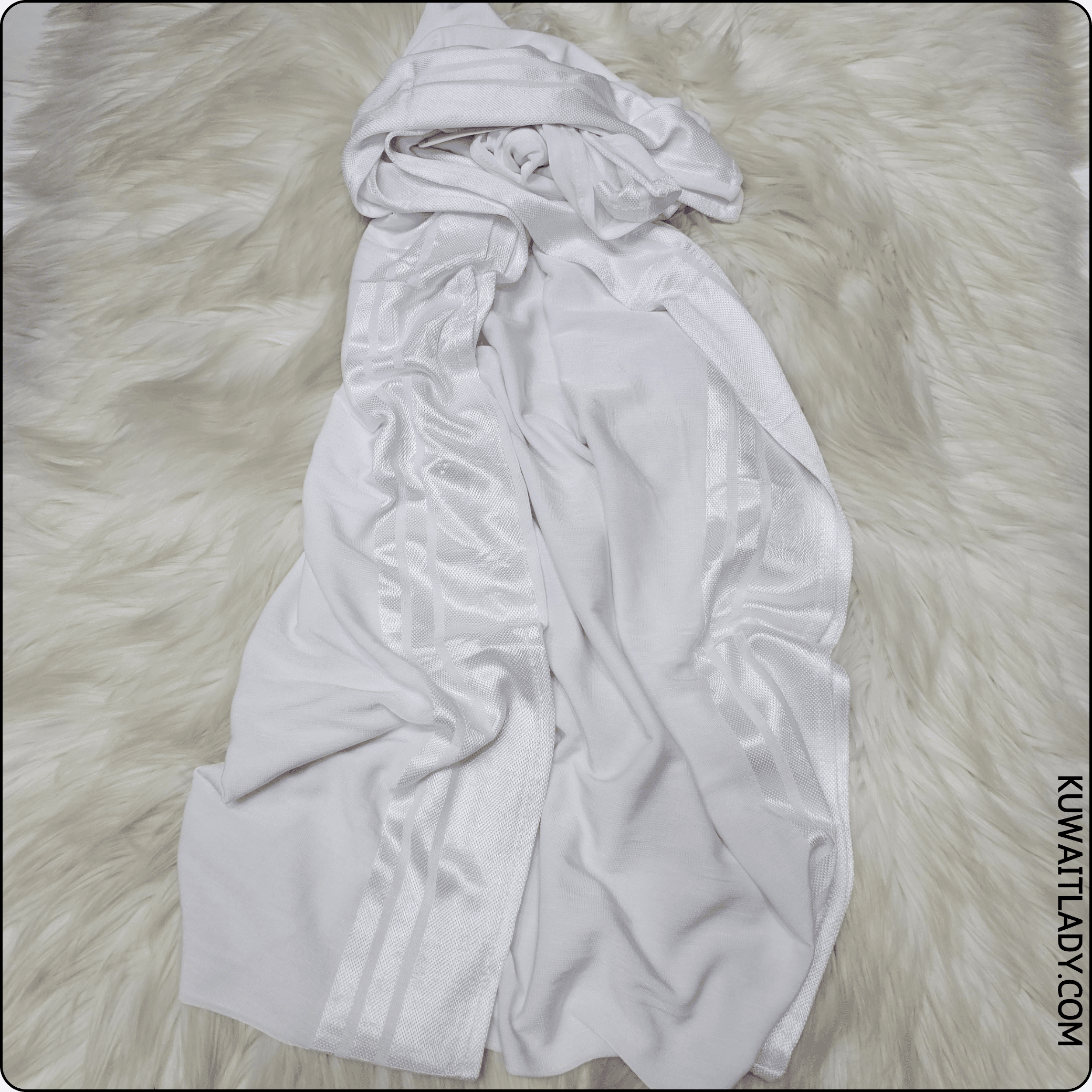 Satin Touch Cotton Scarf