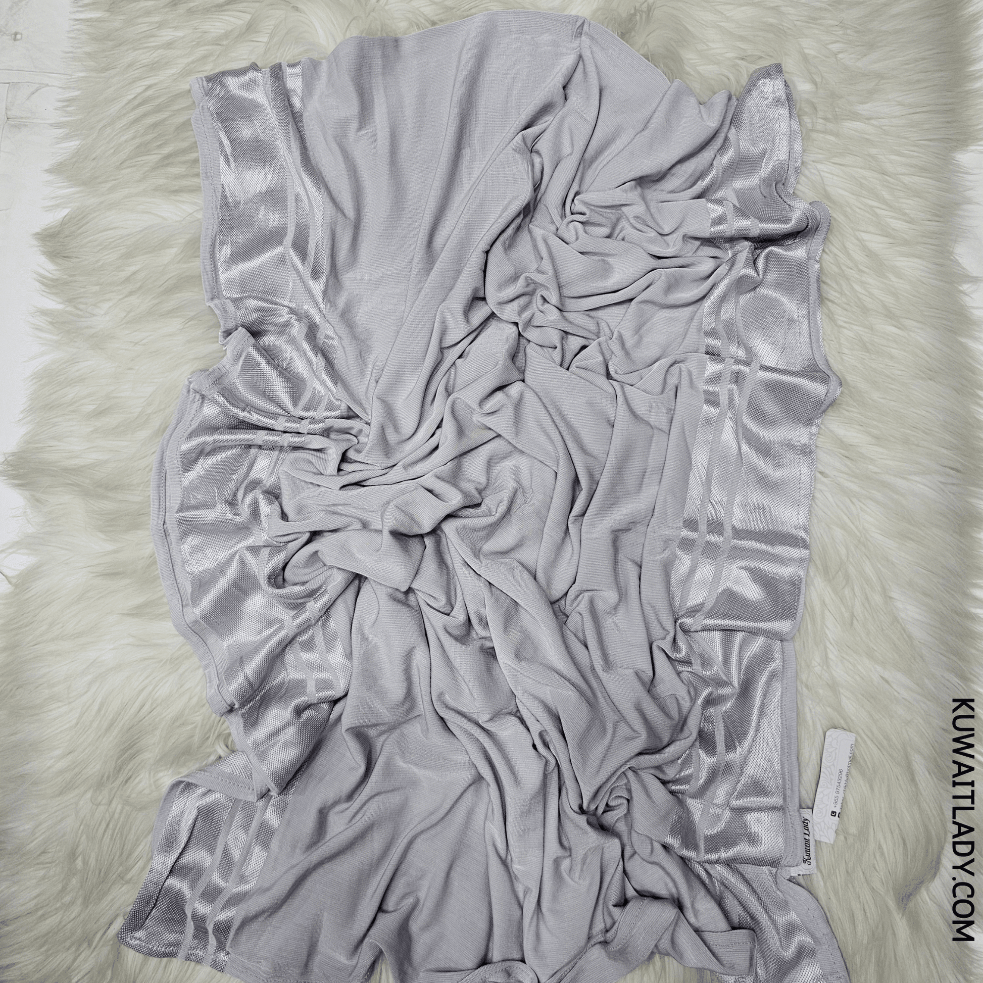 Satin Touch Cotton Scarf