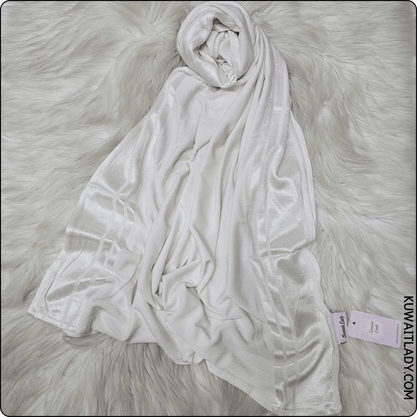 Satin Touch Cotton Scarf