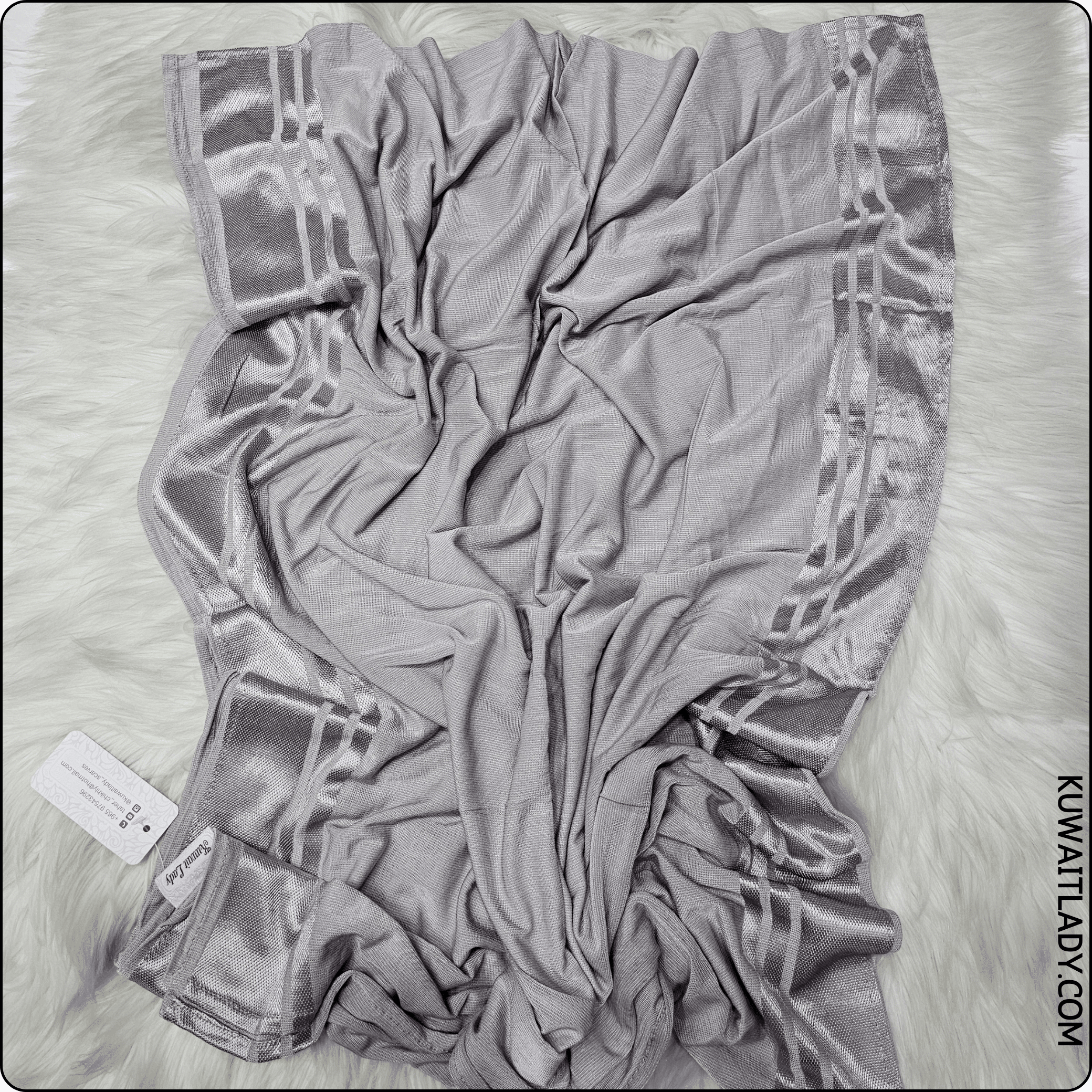 Satin Touch Cotton Scarf