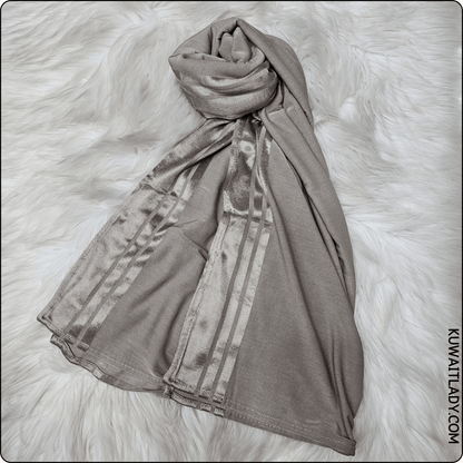 Satin Touch Cotton Scarf
