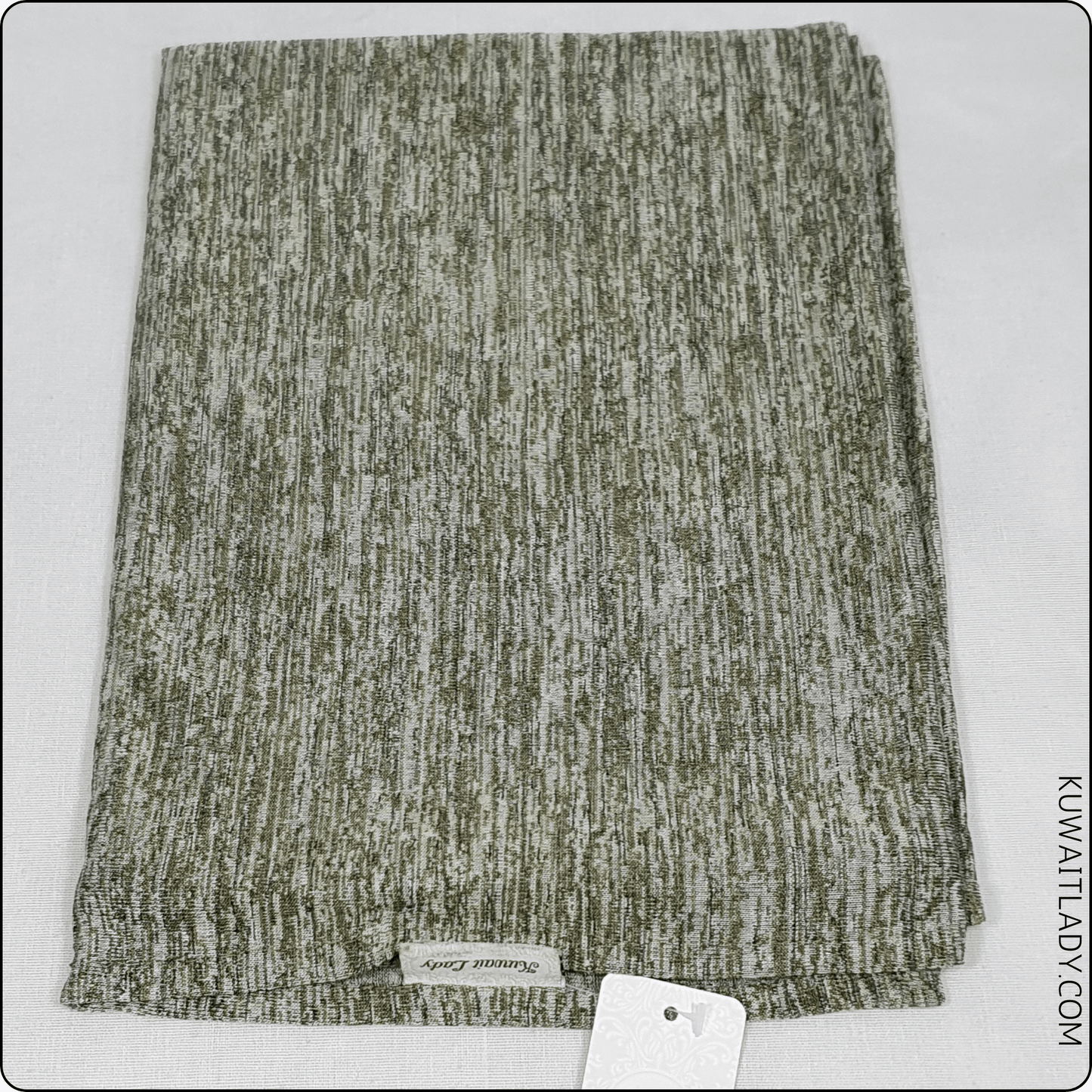 Self Textured Multi-Color Jersey Scarf