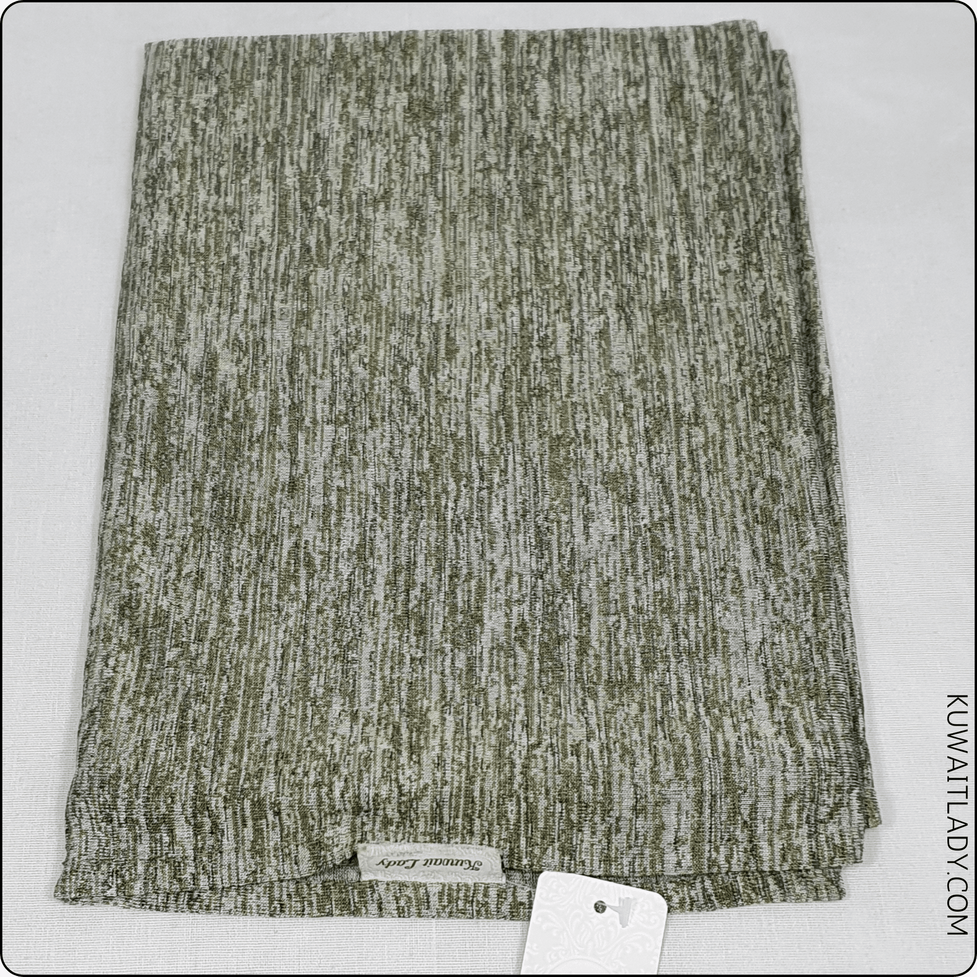 Self Textured Multi-Color Jersey Scarf