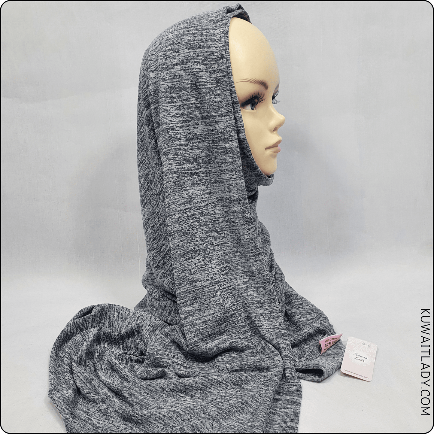 Self Textured Multi-Color Jersey Scarf