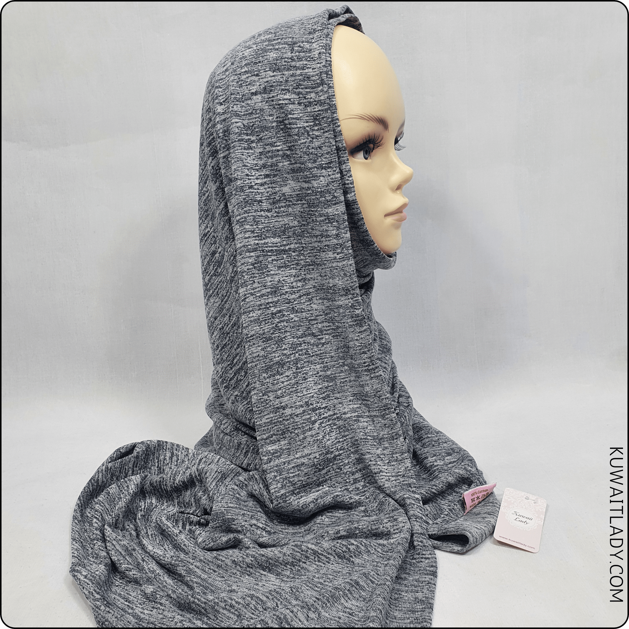 Self Textured Multi-Color Jersey Scarf