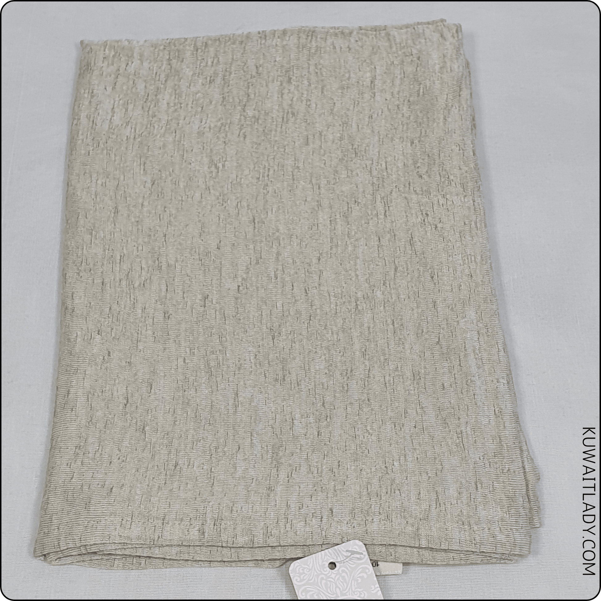 Self Textured Multi-Color Jersey Scarf