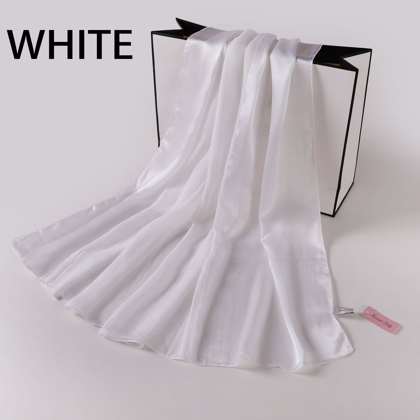 Silk-Satin Fusion Scarf