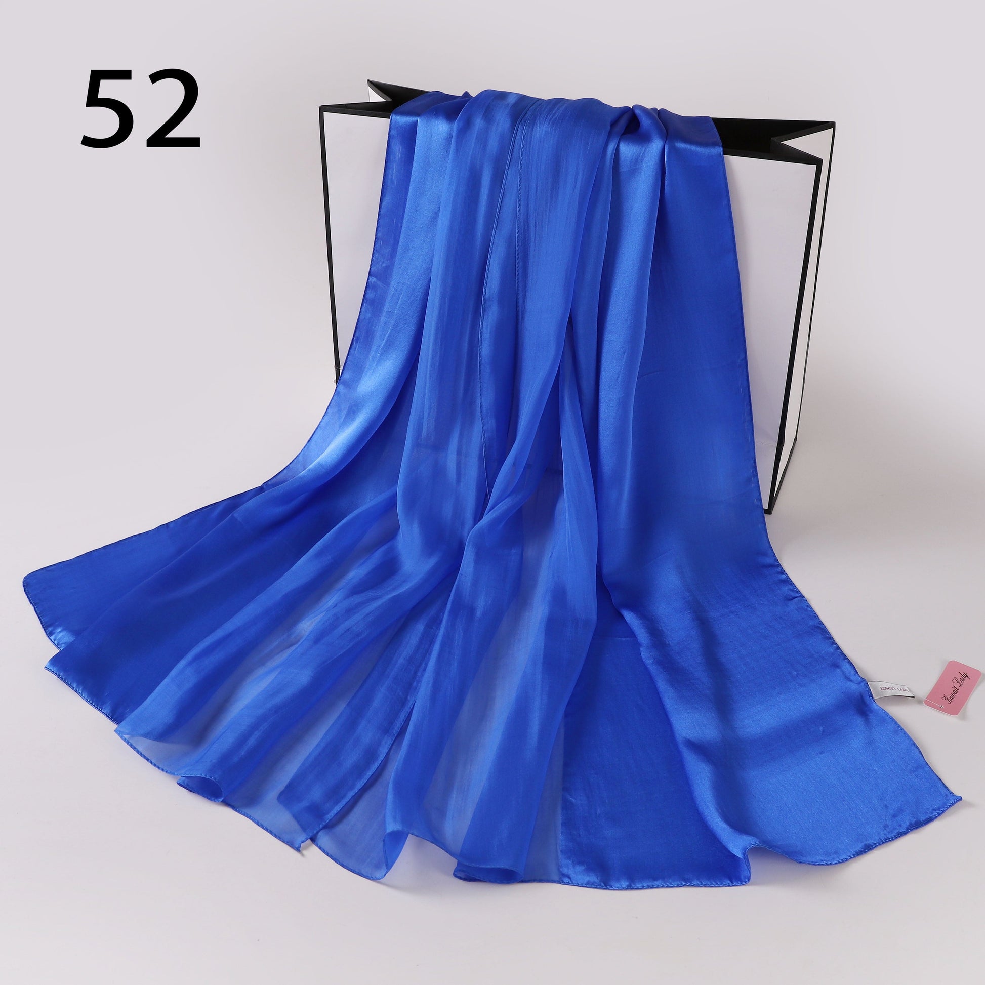 Silk-Satin Fusion Scarf