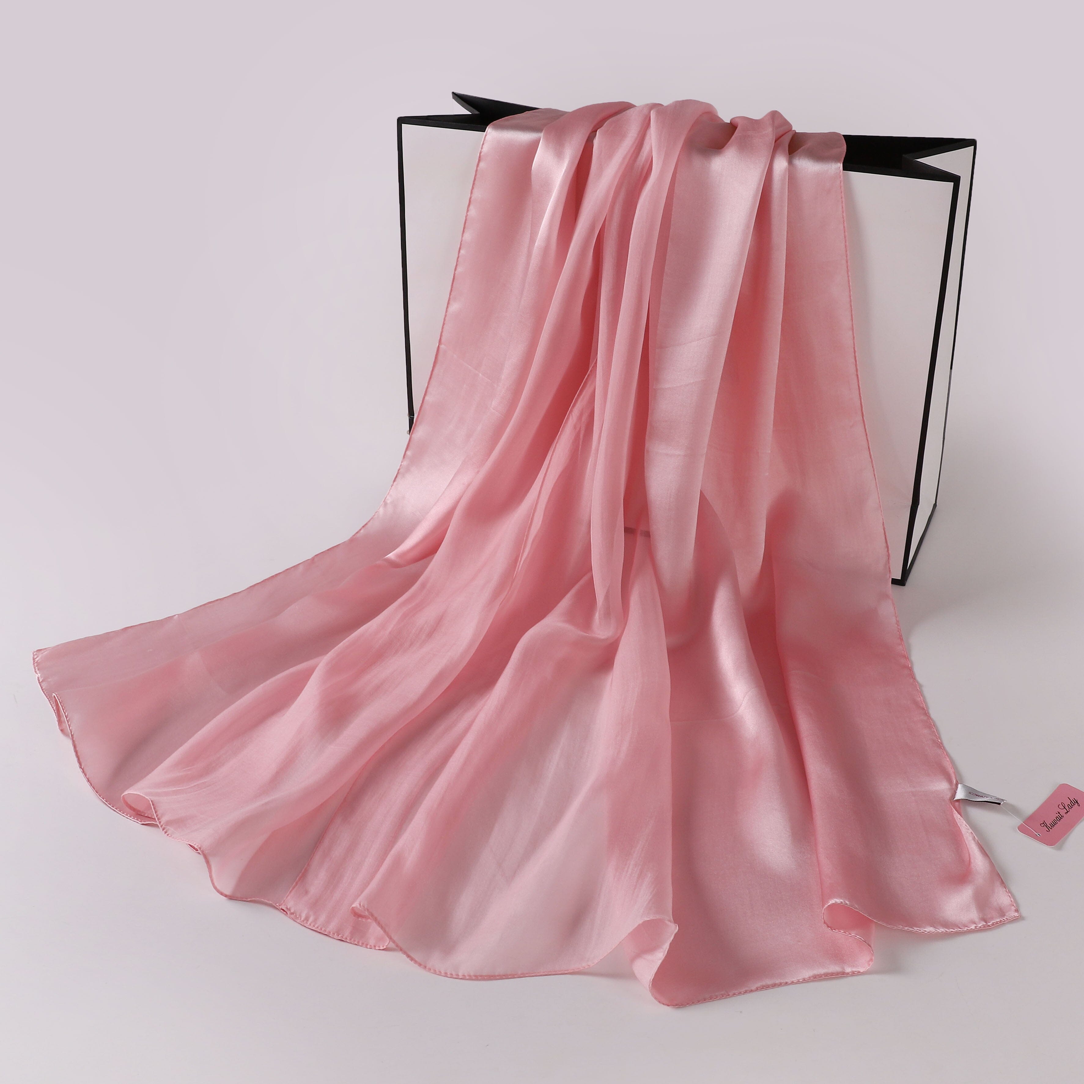 Silk-Satin Fusion Scarf