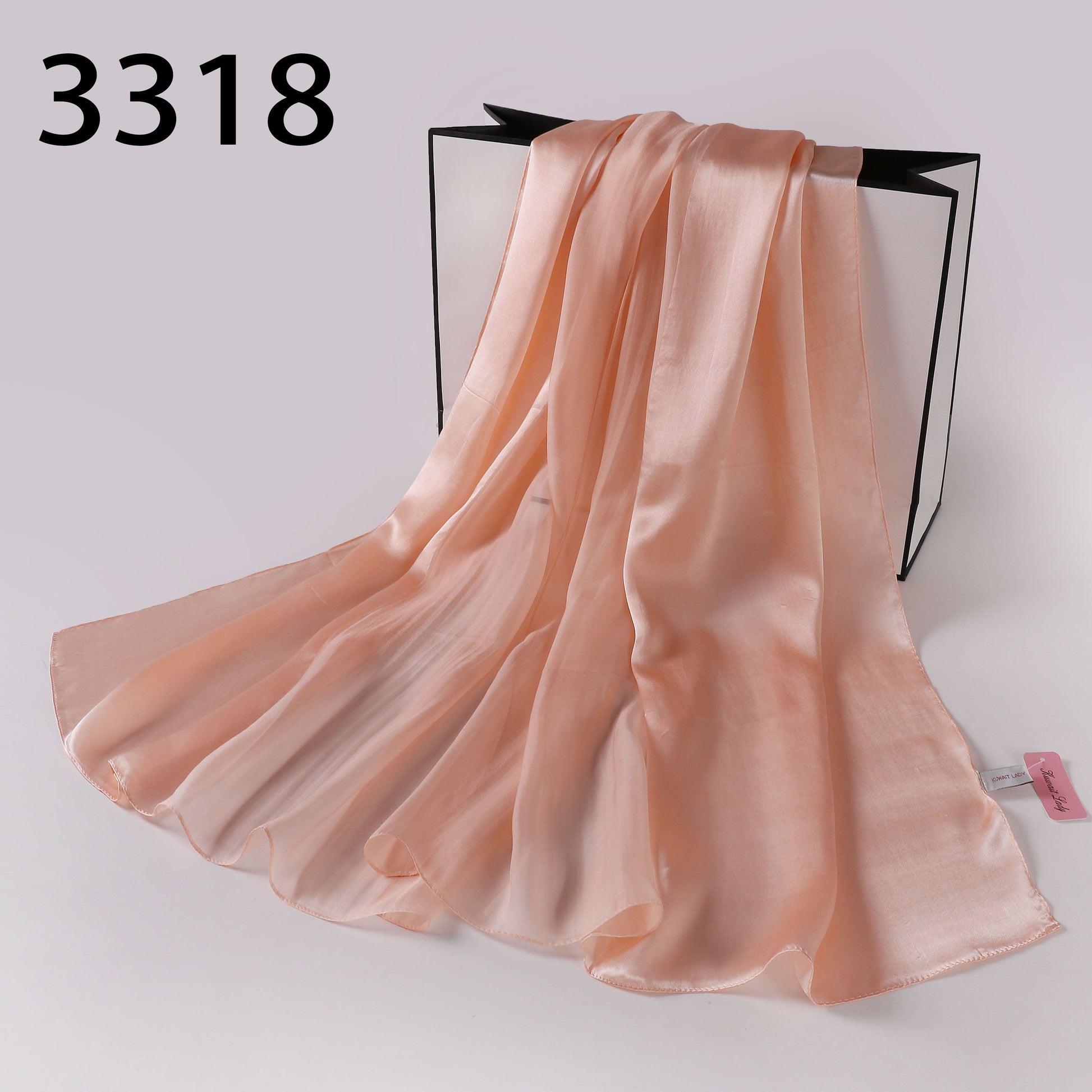 Silk-Satin Fusion Scarf