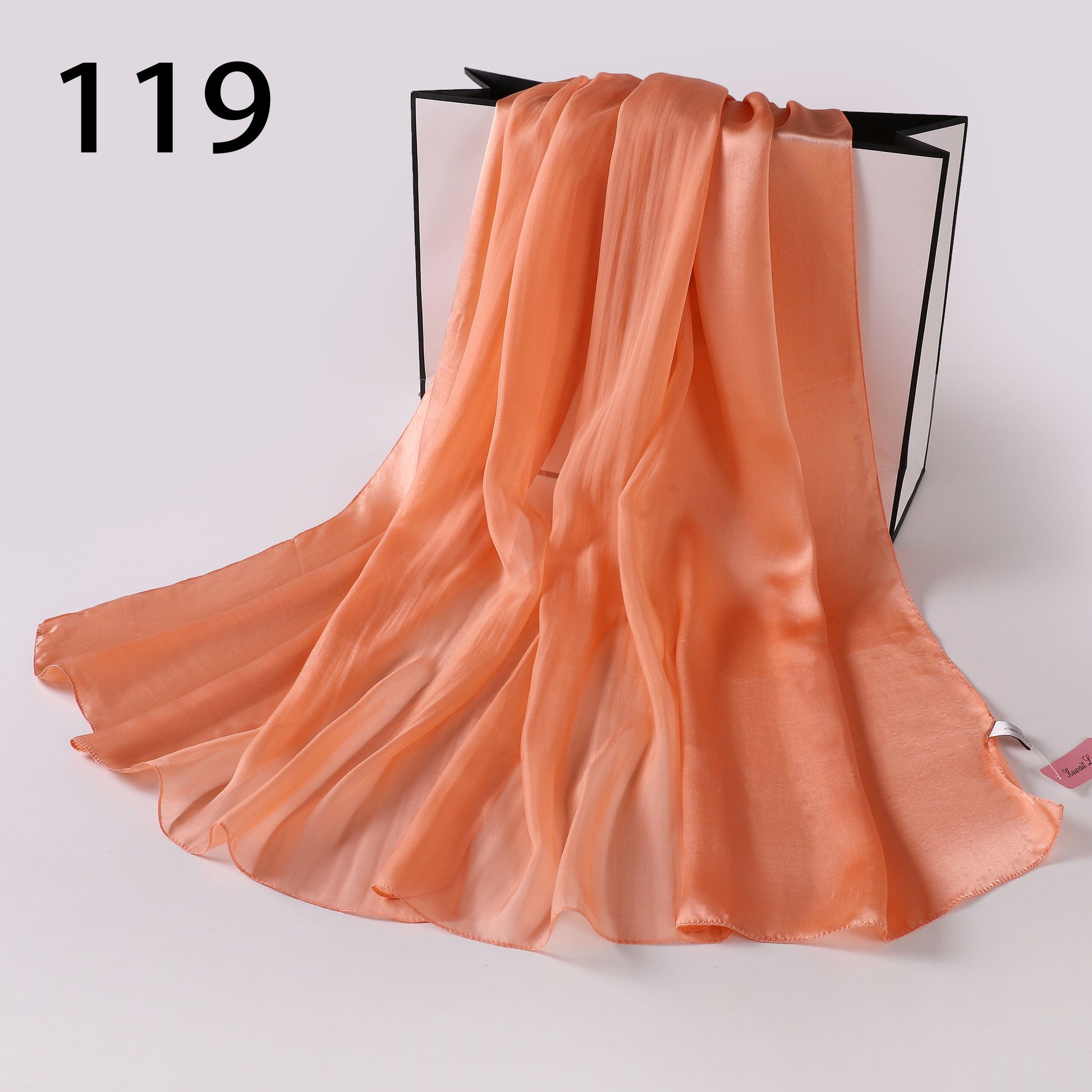Silk-Satin Fusion Scarf