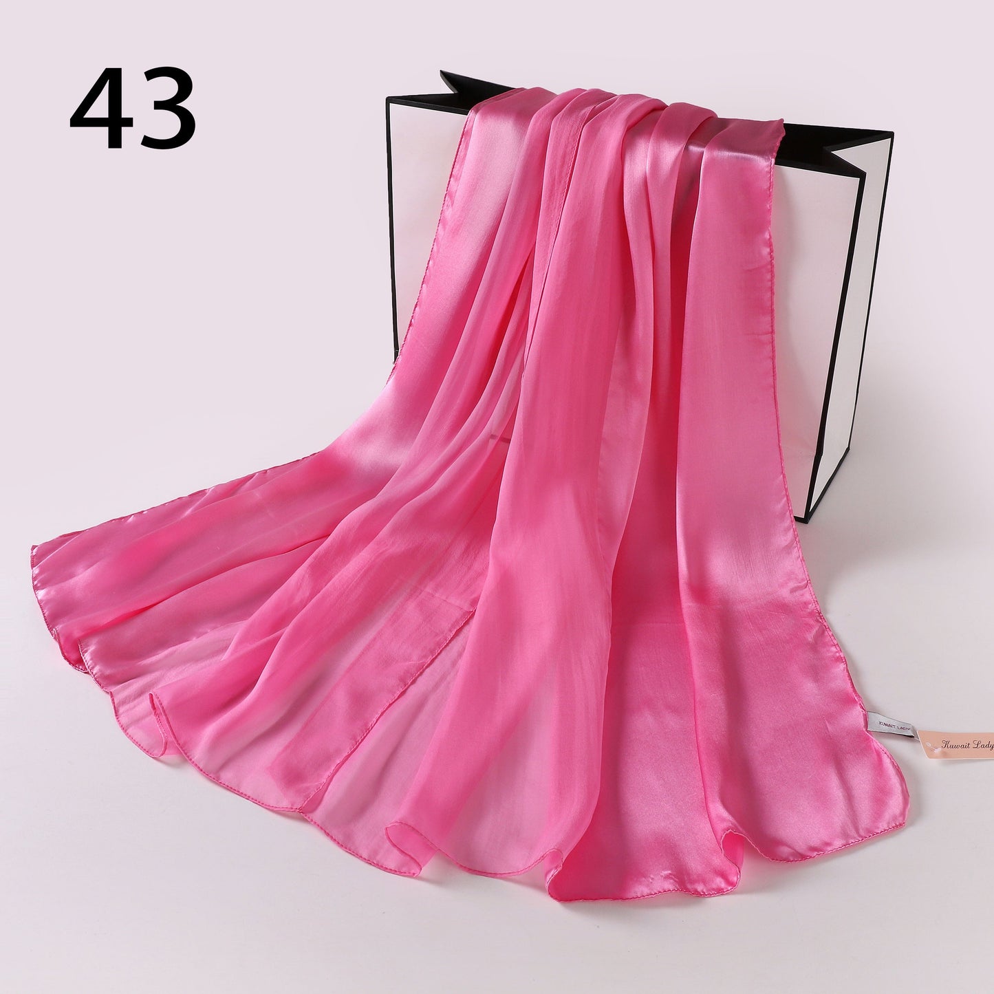 Silk-Satin Fusion Scarf