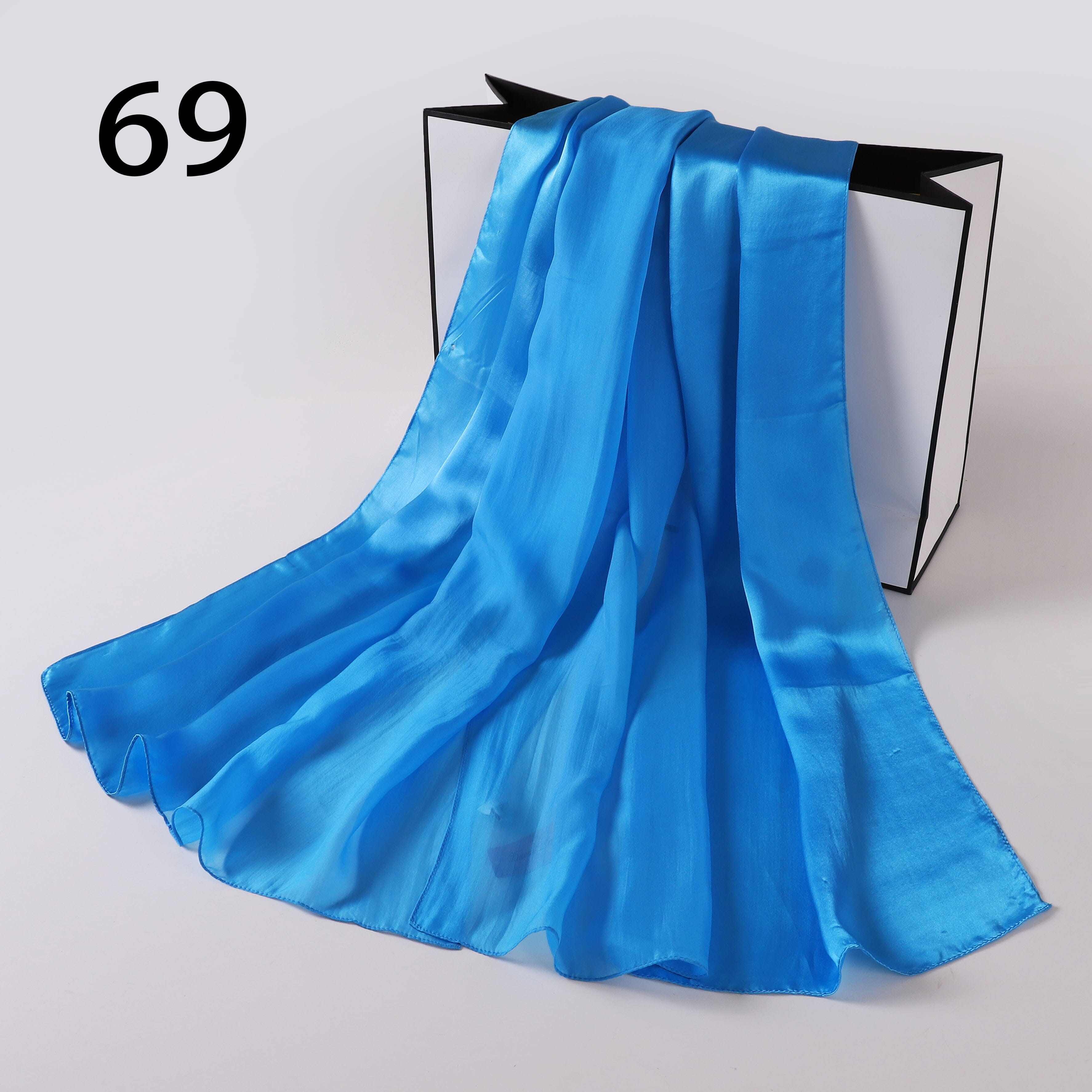 Silk-Satin Fusion Scarf