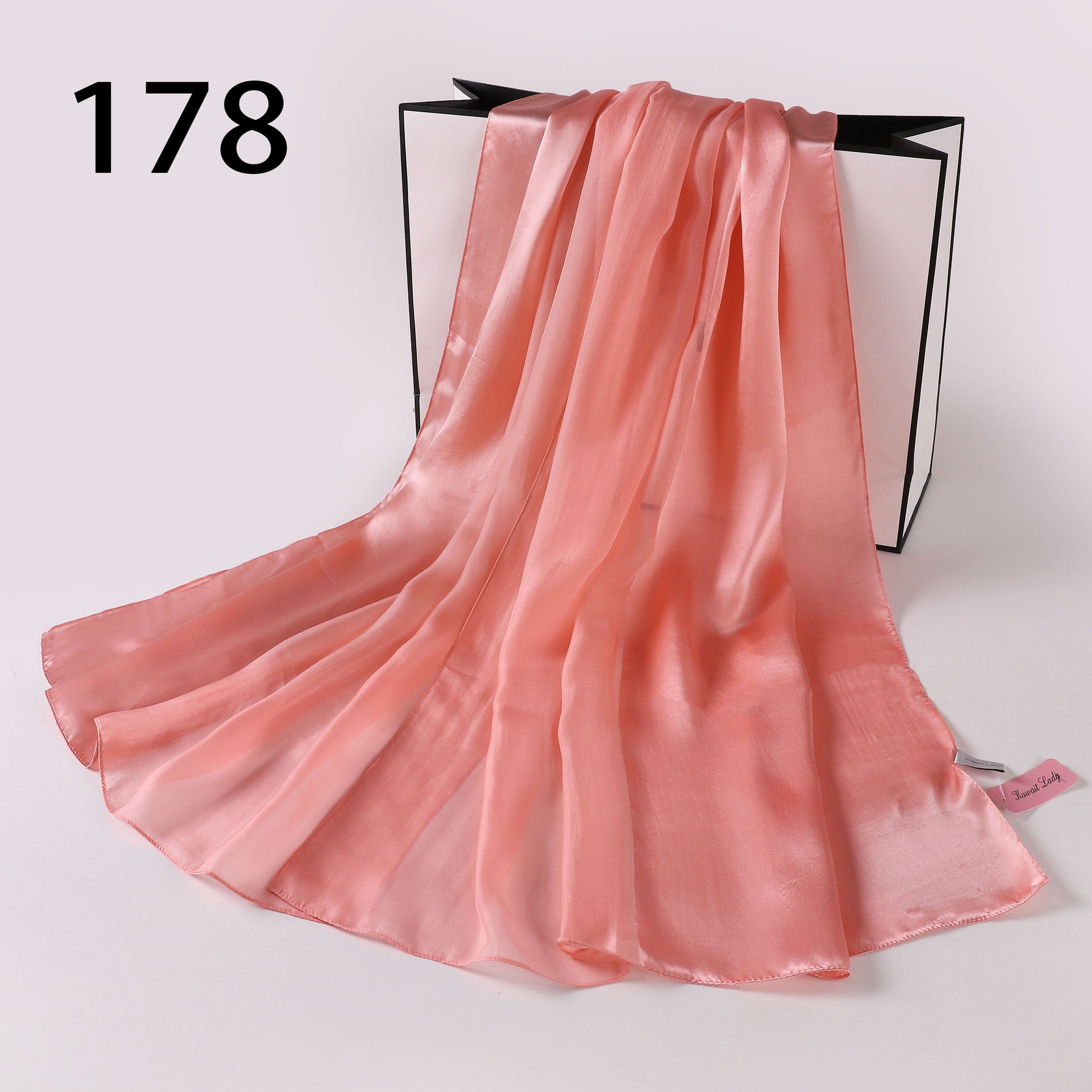 Silk-Satin Fusion Scarf