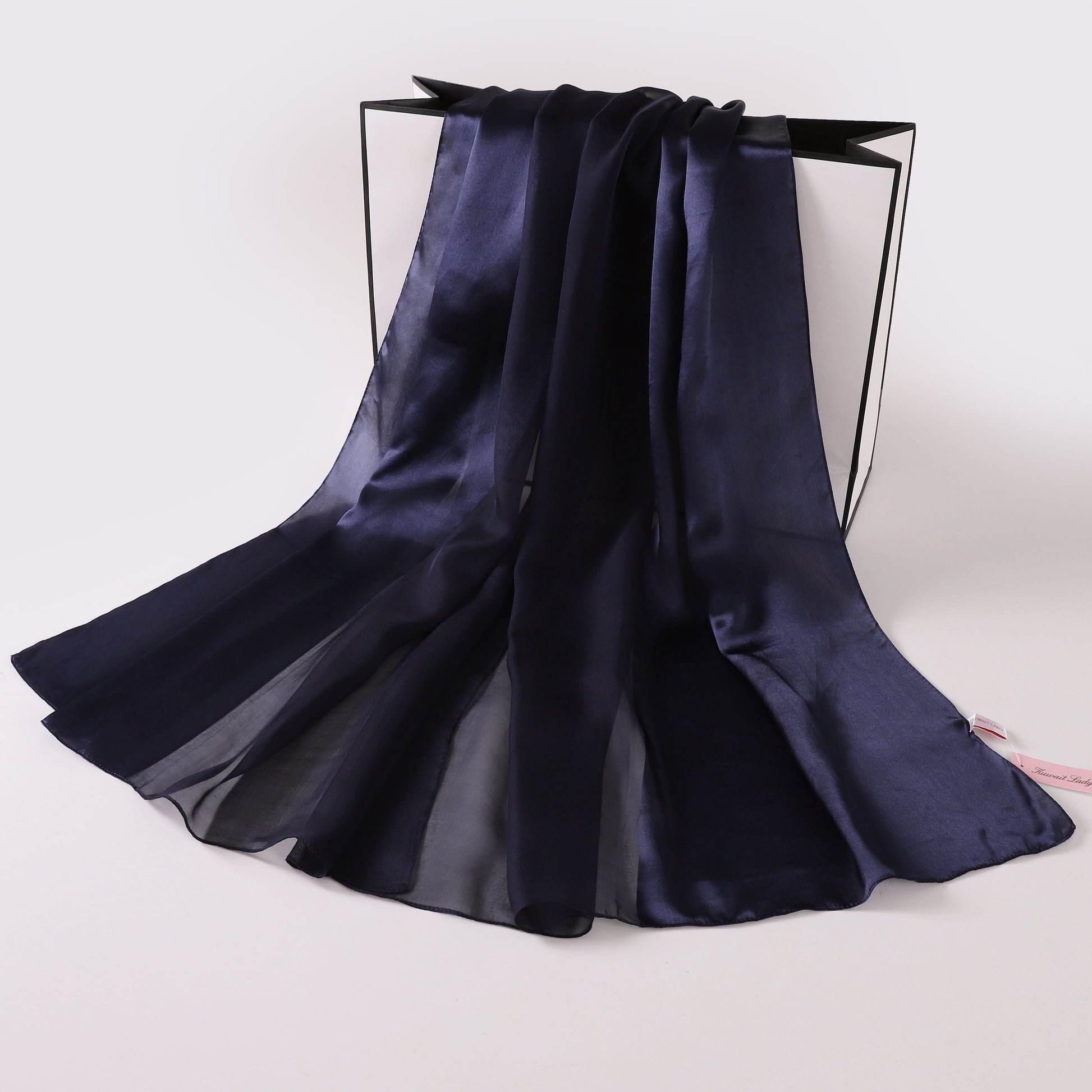 Silk-Satin Fusion Scarf