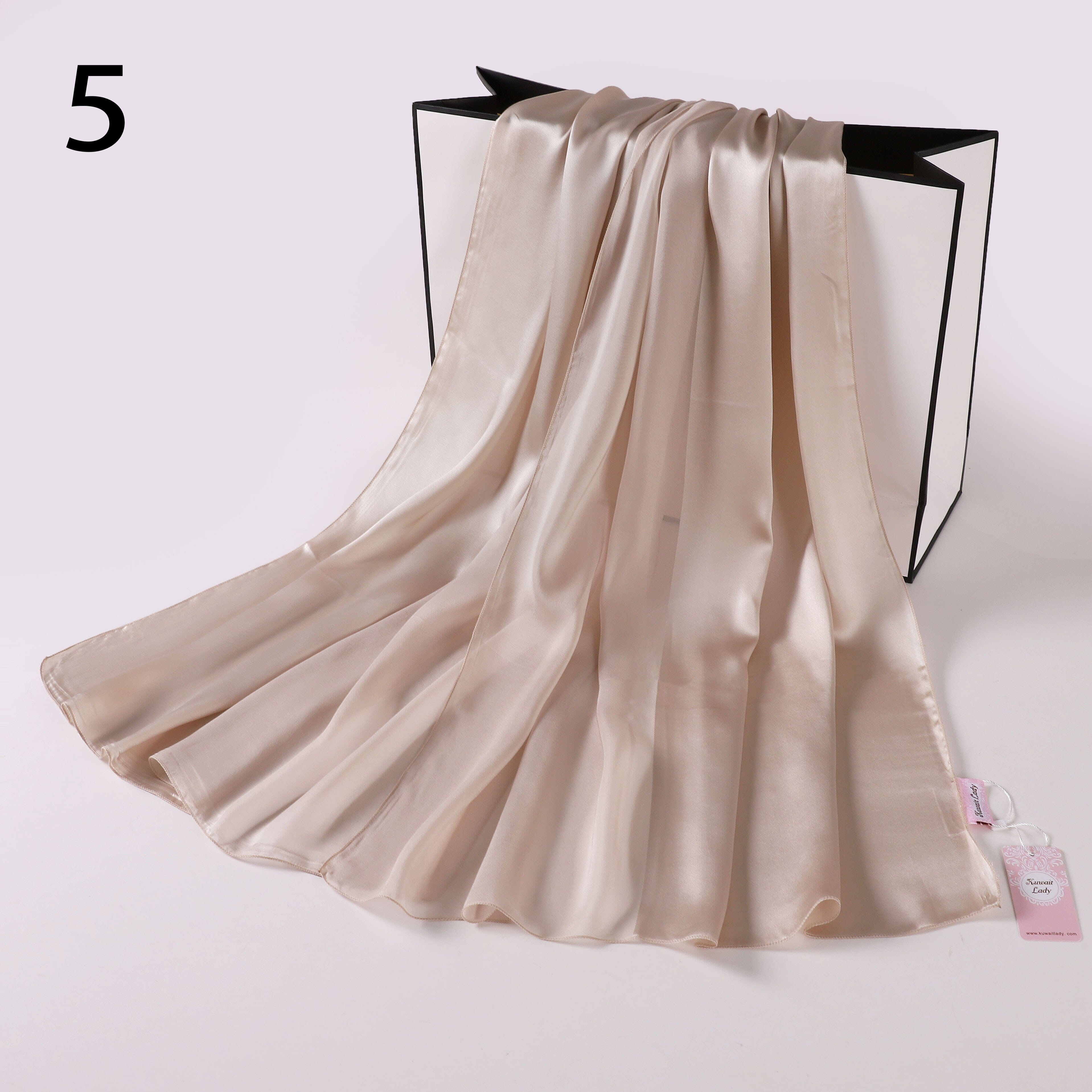 Silk-Satin Fusion Scarf