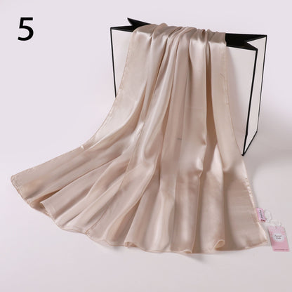 Silk-Satin Fusion Scarf