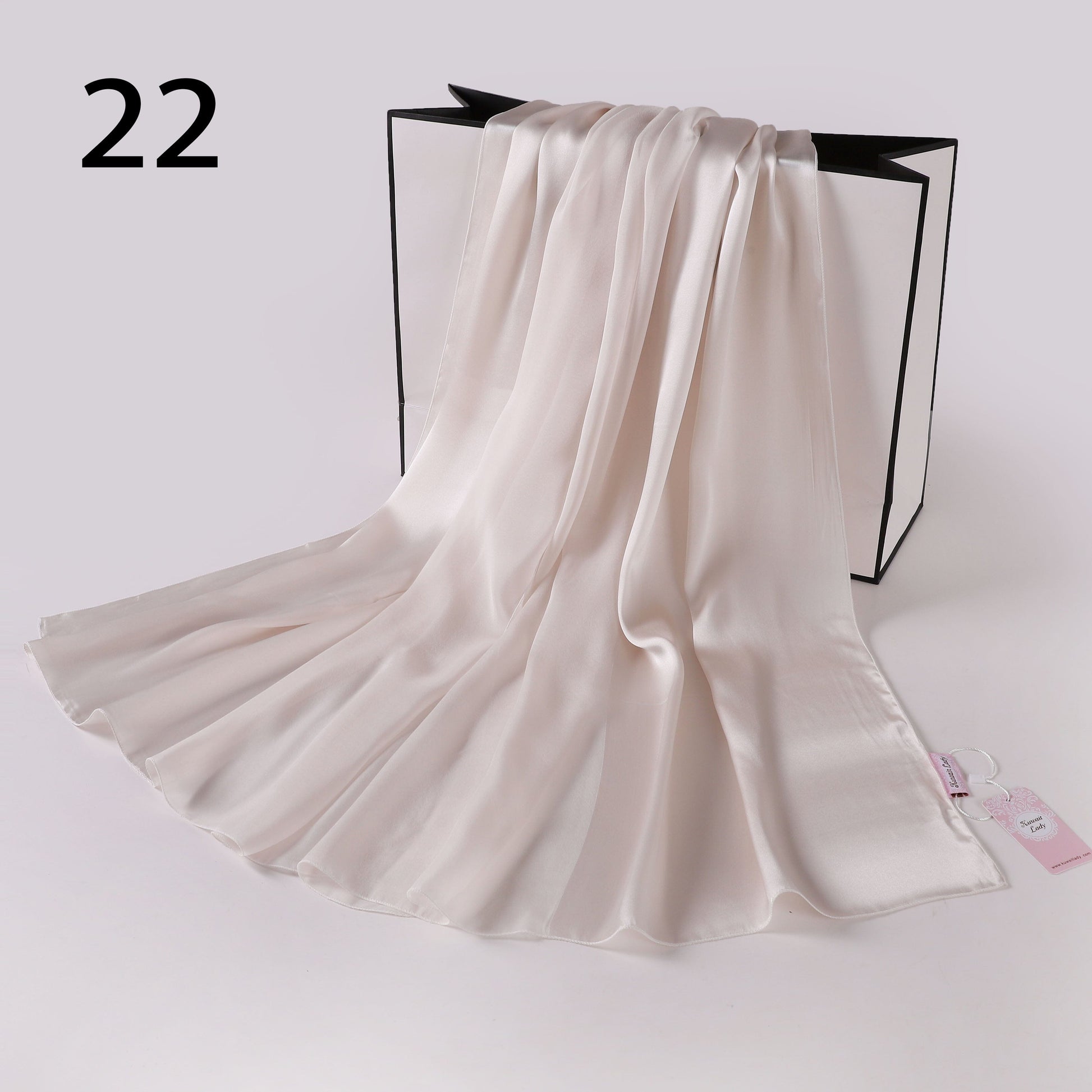 Silk-Satin Fusion Scarf