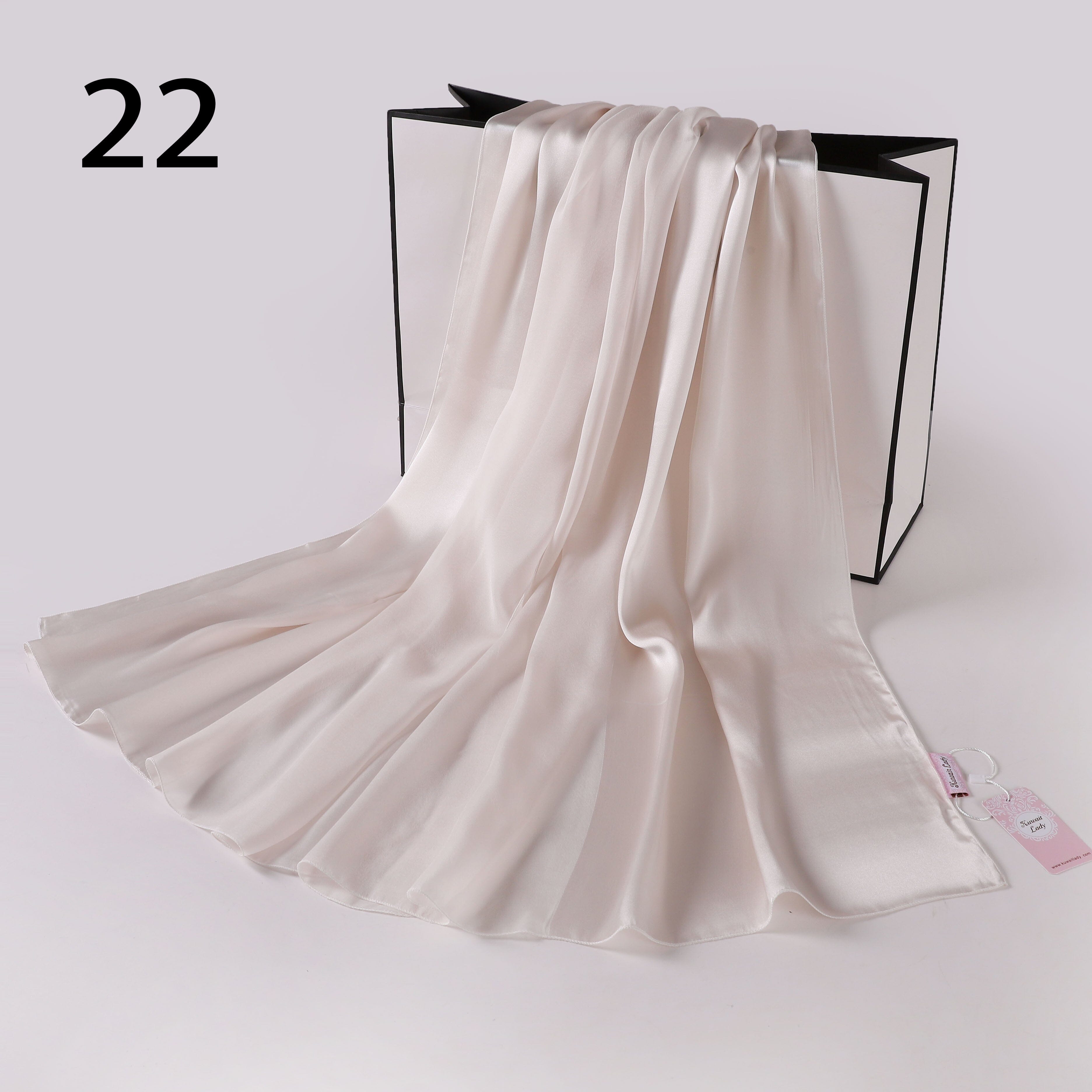 Silk-Satin Fusion Scarf