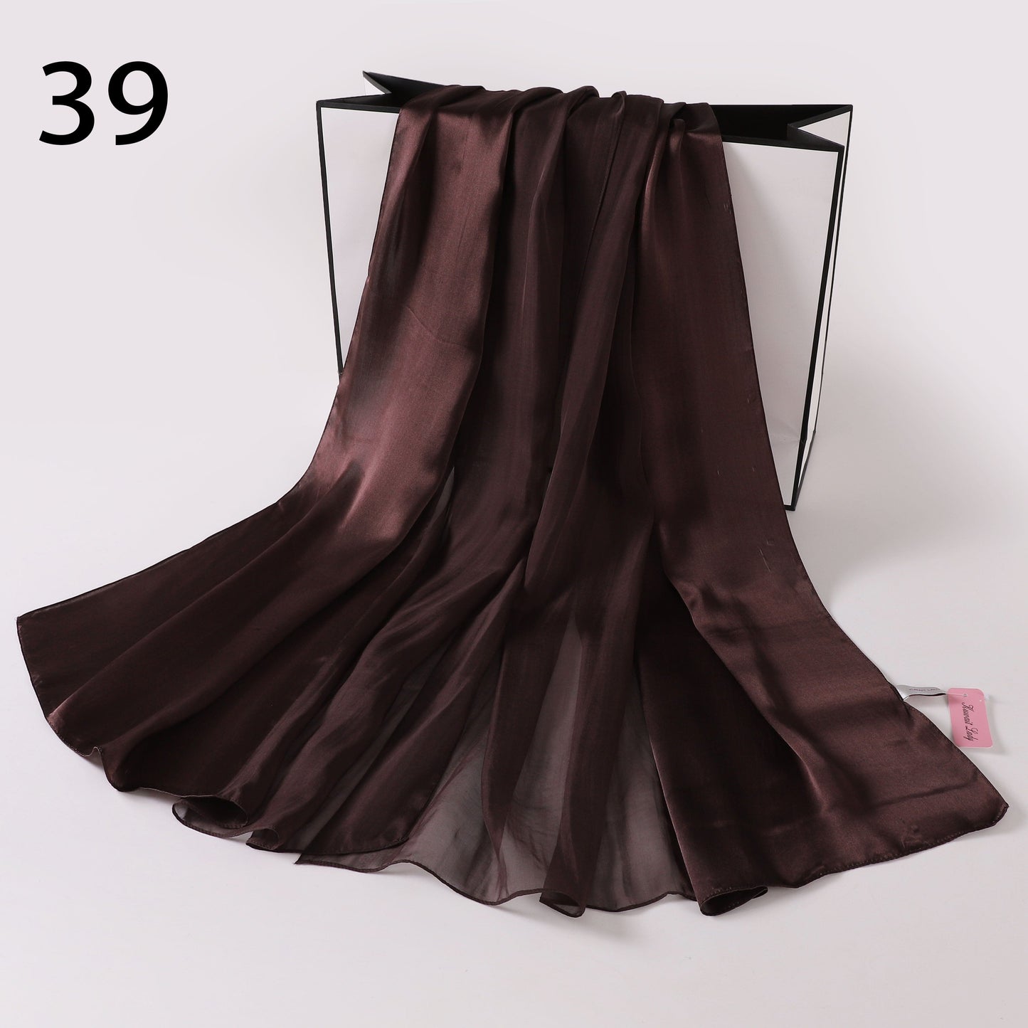 Silk-Satin Fusion Scarf