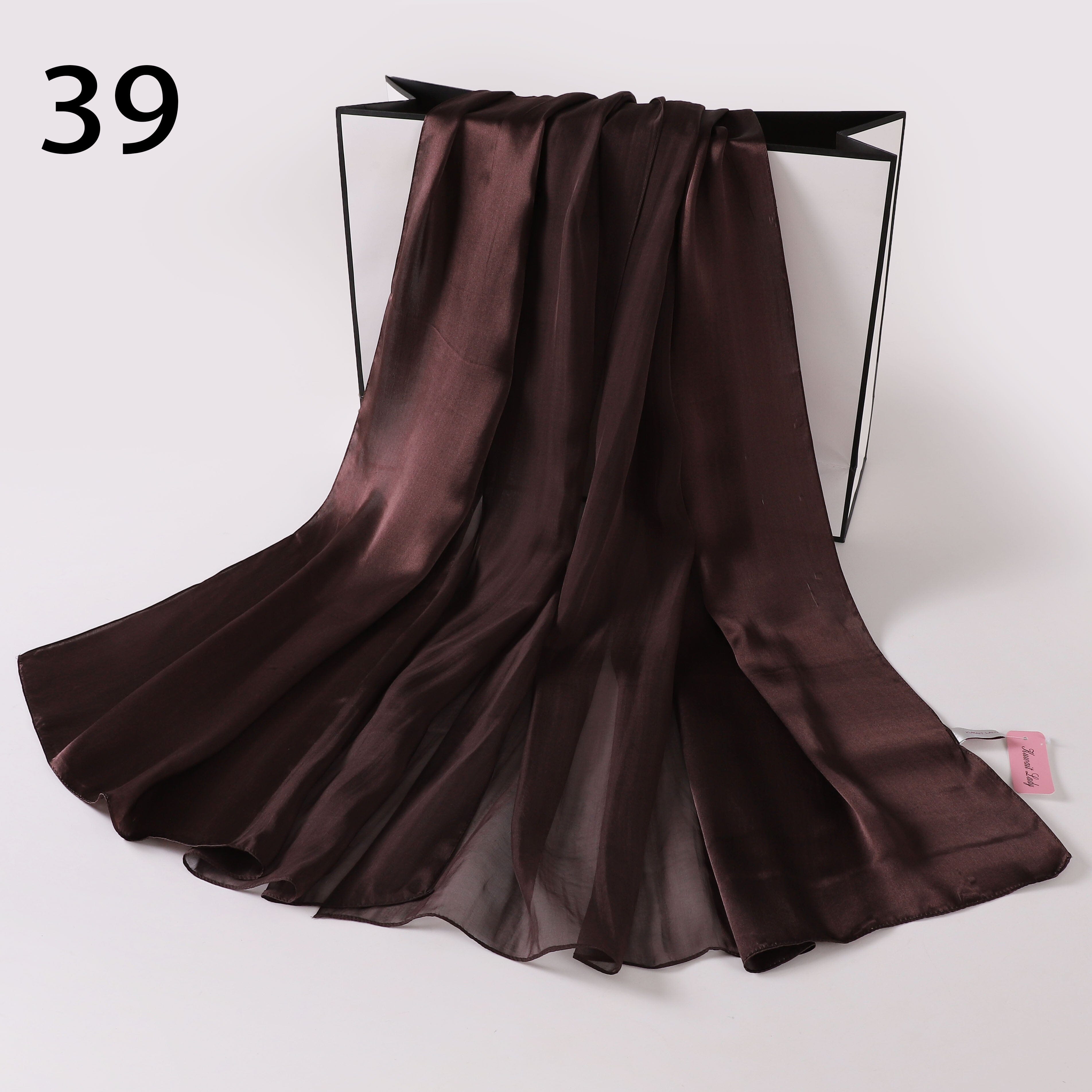 Silk-Satin Fusion Scarf