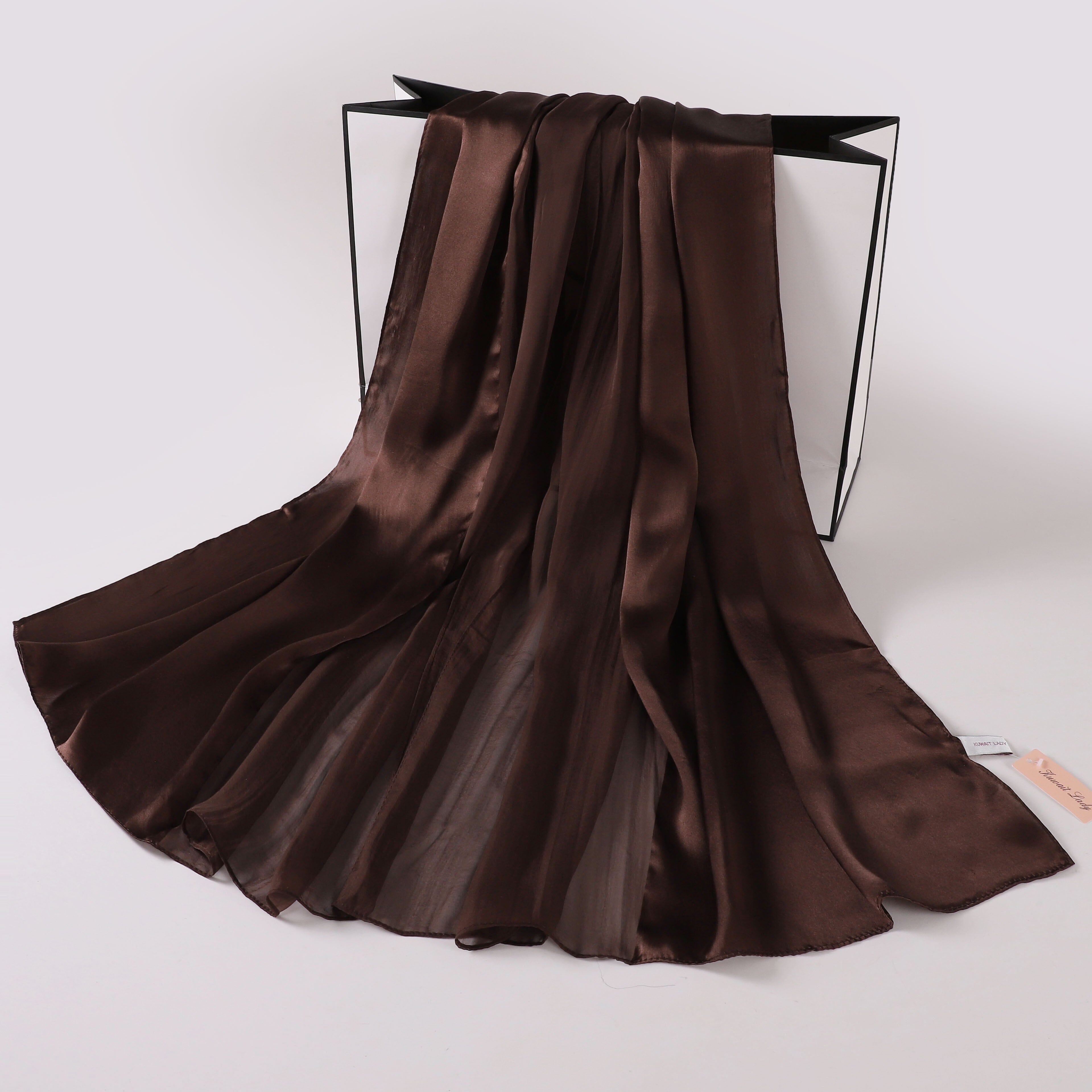 Silk-Satin Fusion Scarf