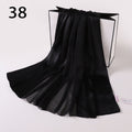 Silk-Satin Fusion Scarf