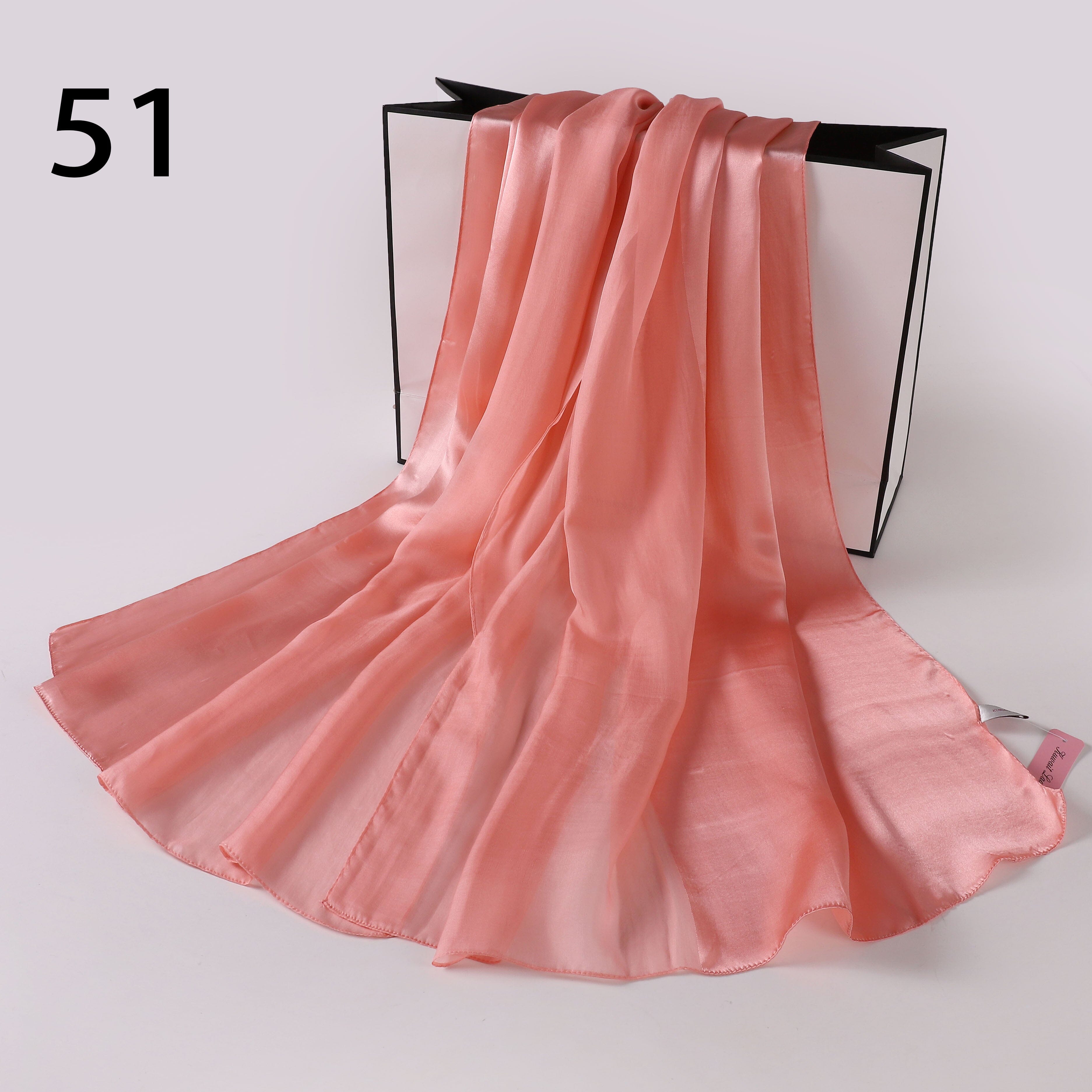 Silk-Satin Fusion Scarf