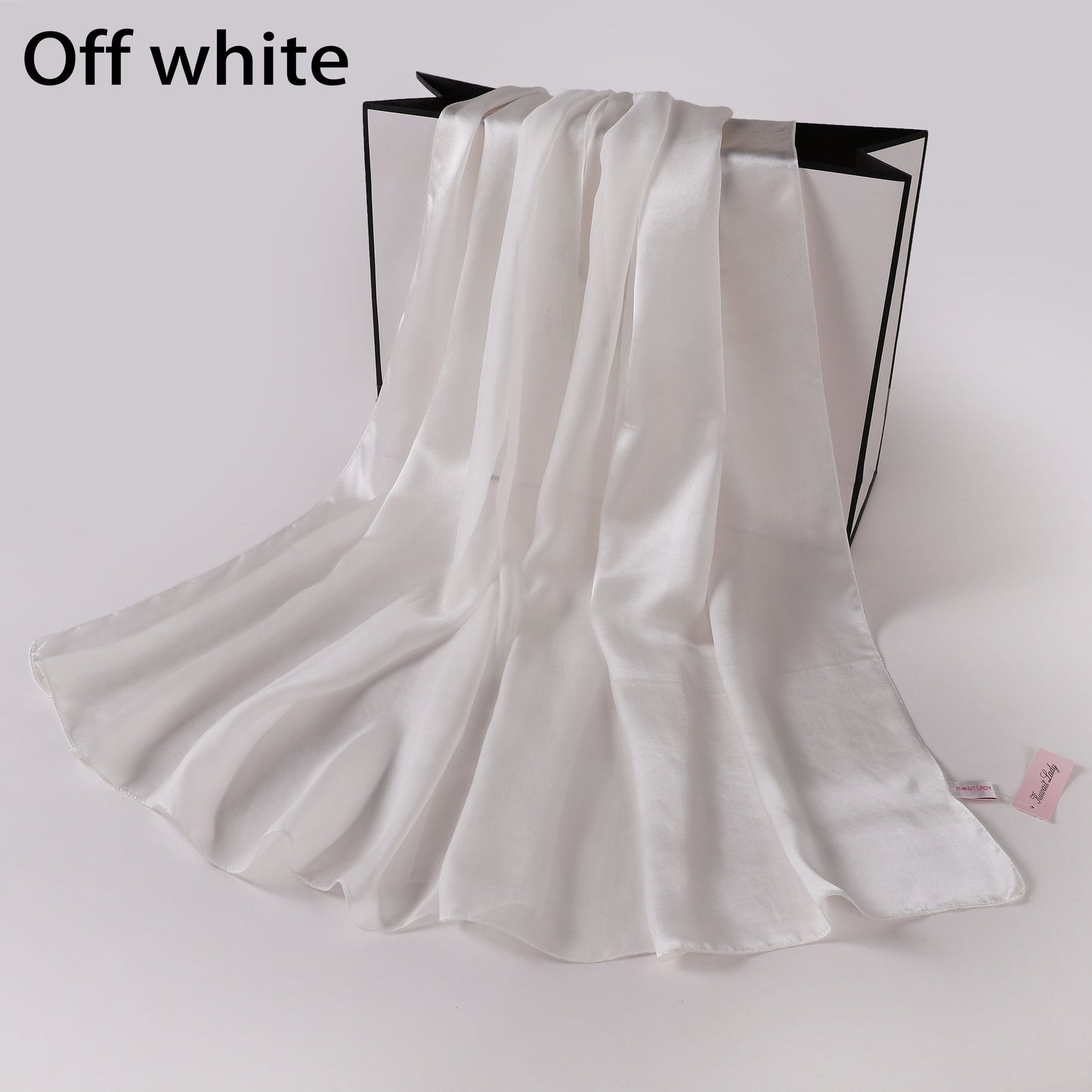 Silk-Satin Fusion Scarf