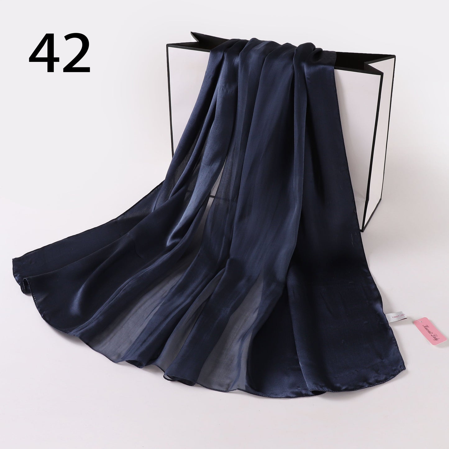 Silk-Satin Fusion Scarf